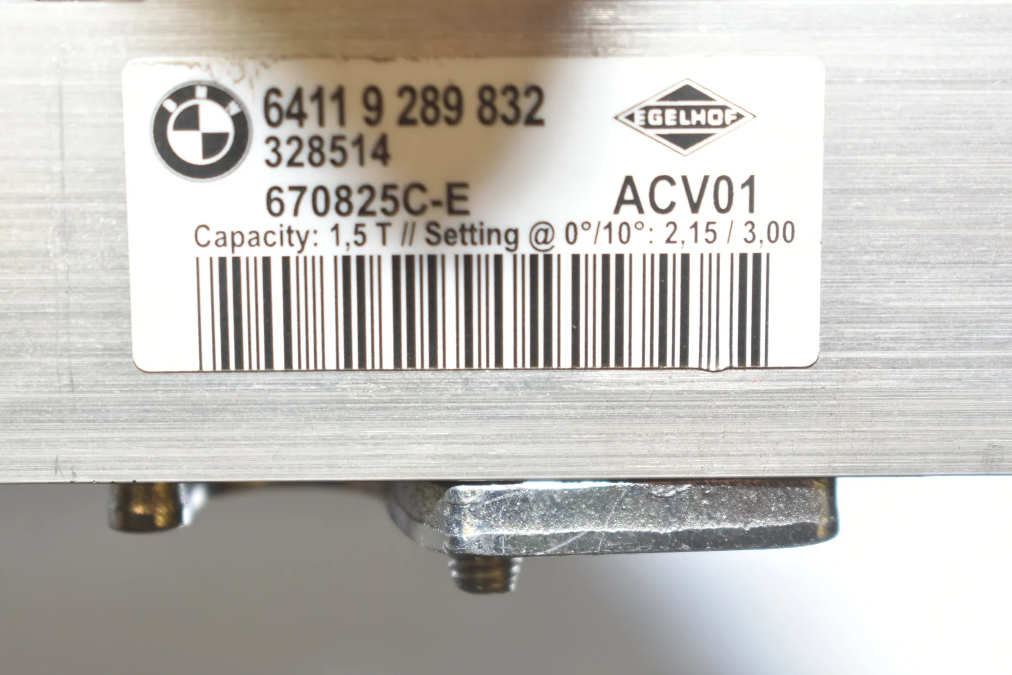 A/C Conditioner Expansion Valve – OEM 64119289832 · BMW 3 Touring (F31) 320 d 2017 – 4