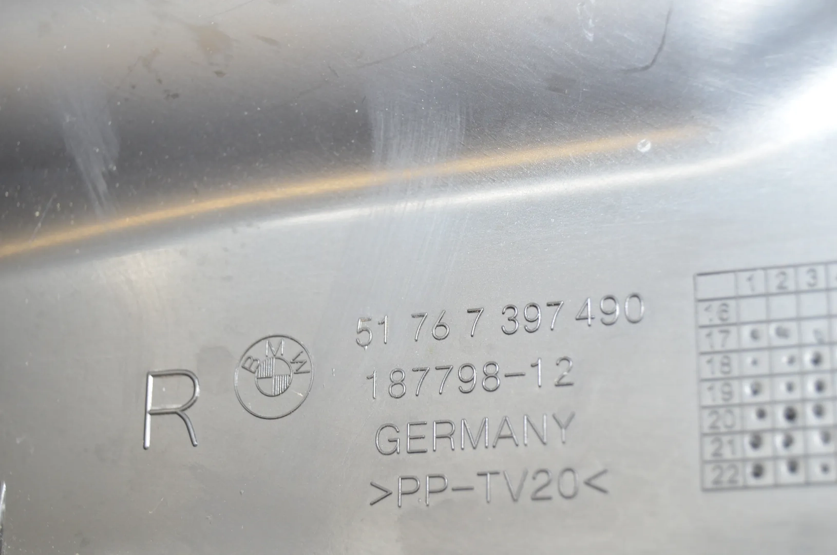Other Body Parts – OEM 7397490 · BMW iX3 (G08) (2020 -) Electric (286 HP) (2020 -, 210 kW) 2022 – 4