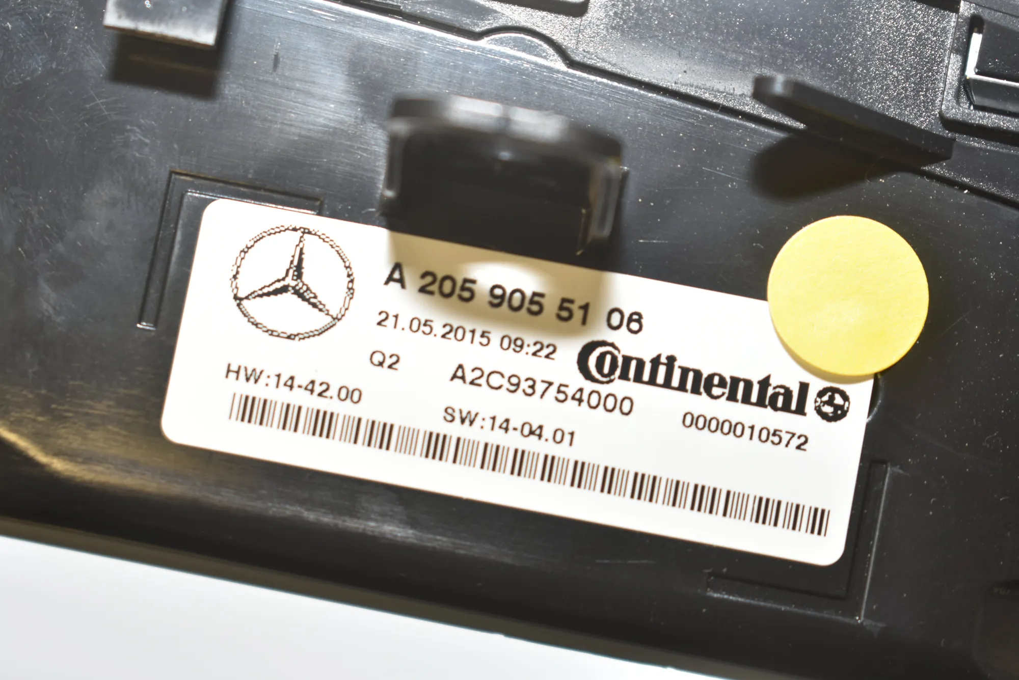 Climate Control Unit – OEM A2059055106 · MERCEDES-BENZ C T-Model (S205) (2014 - -) C 220 BlueTEC / d (205.204) 2015 – 4