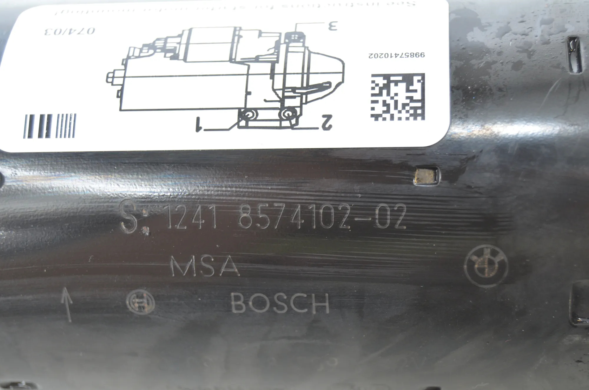 Starter Motor – OEM 8574102 · BMW 4 Coupe (F32, F82) 430 d xDrive 2014 – 4