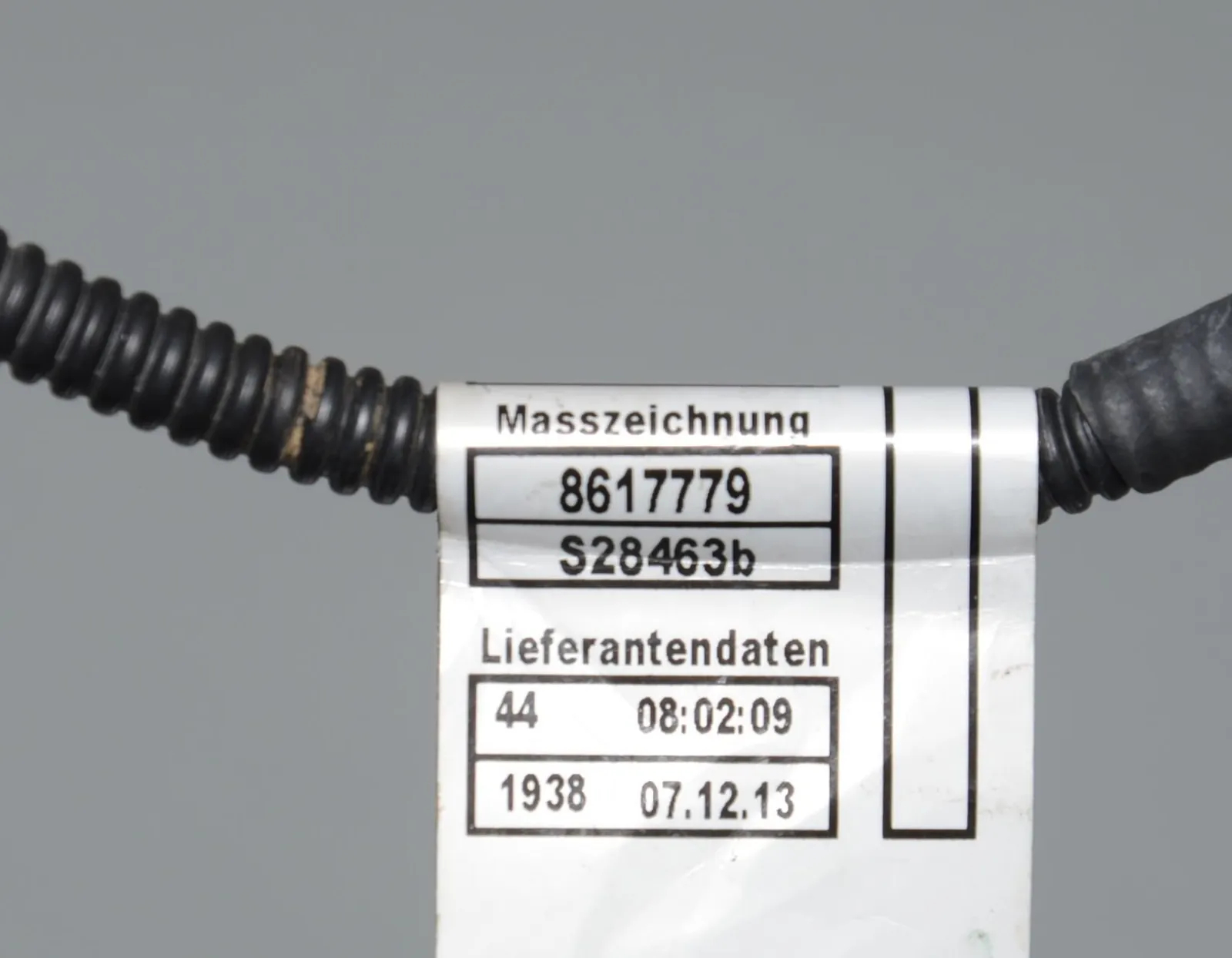 Negative Battery Cable – OEM 8602124 · BMW i3 (I01) Hybrid 2014 – 9