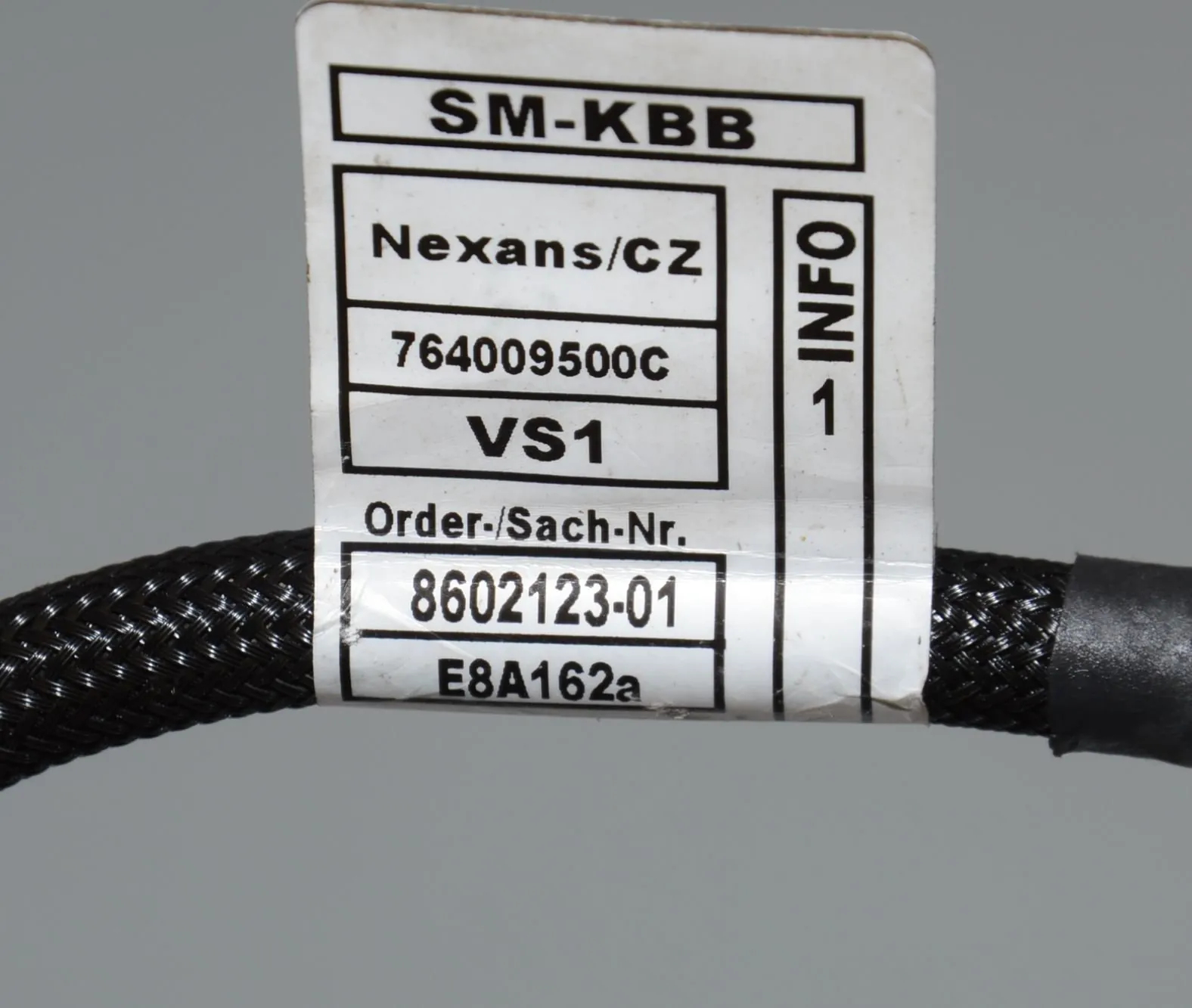 Negative Battery Cable – OEM 8602124 · BMW i3 (I01) Hybrid 2014 – 5