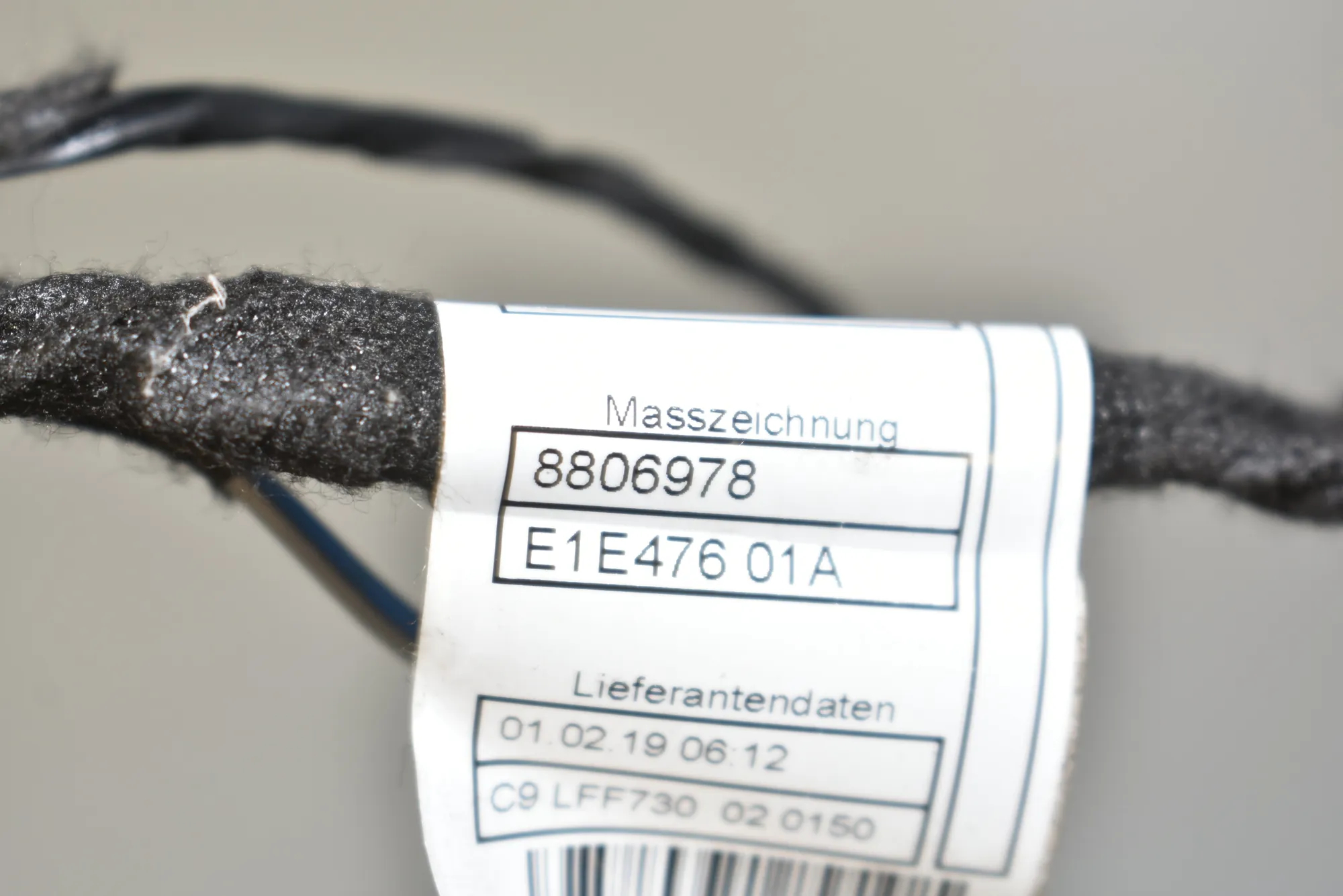 Rear Right Door Wiring – OEM 61128806980 · BMW i3 (I01) BMW i3 (I01) Electric 2019 – 4