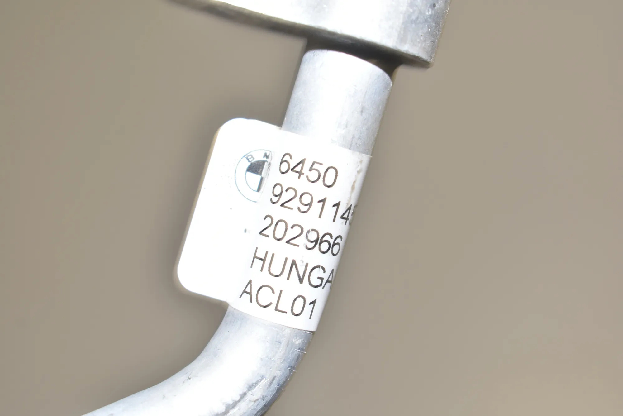 A/C Air Con Hose Pipe – OEM 64509291145 · BMW i3 (I01) BMW i3 (I01) Electric 2019 – 3