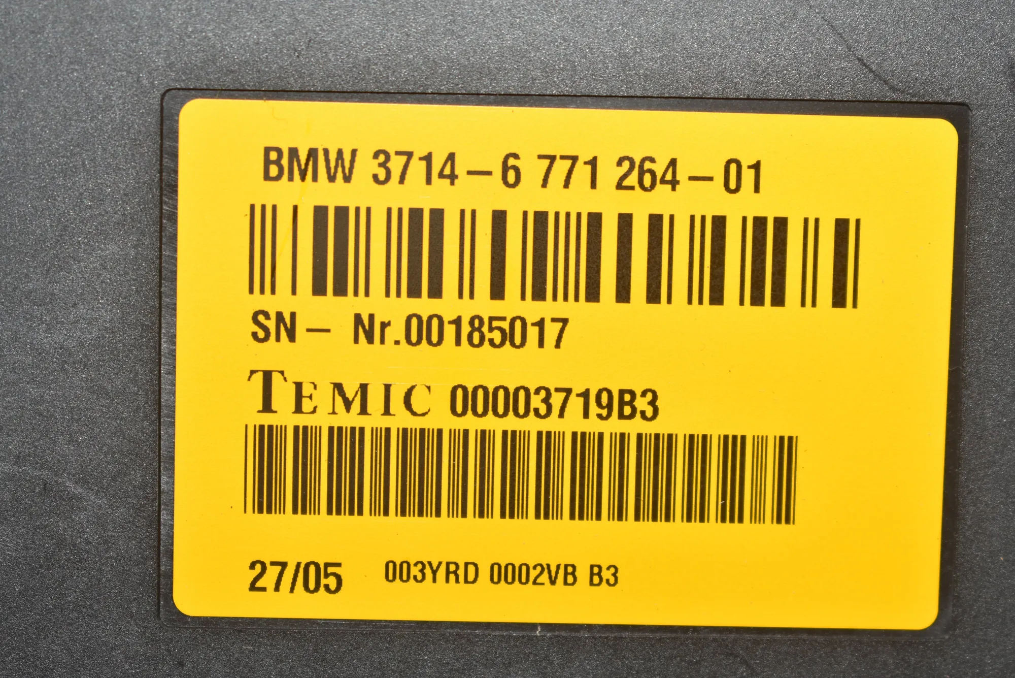 Other Control Units – OEM 37146776655 · BMW 7 (E65, E66, E67) 730 Ld 2005 – 4