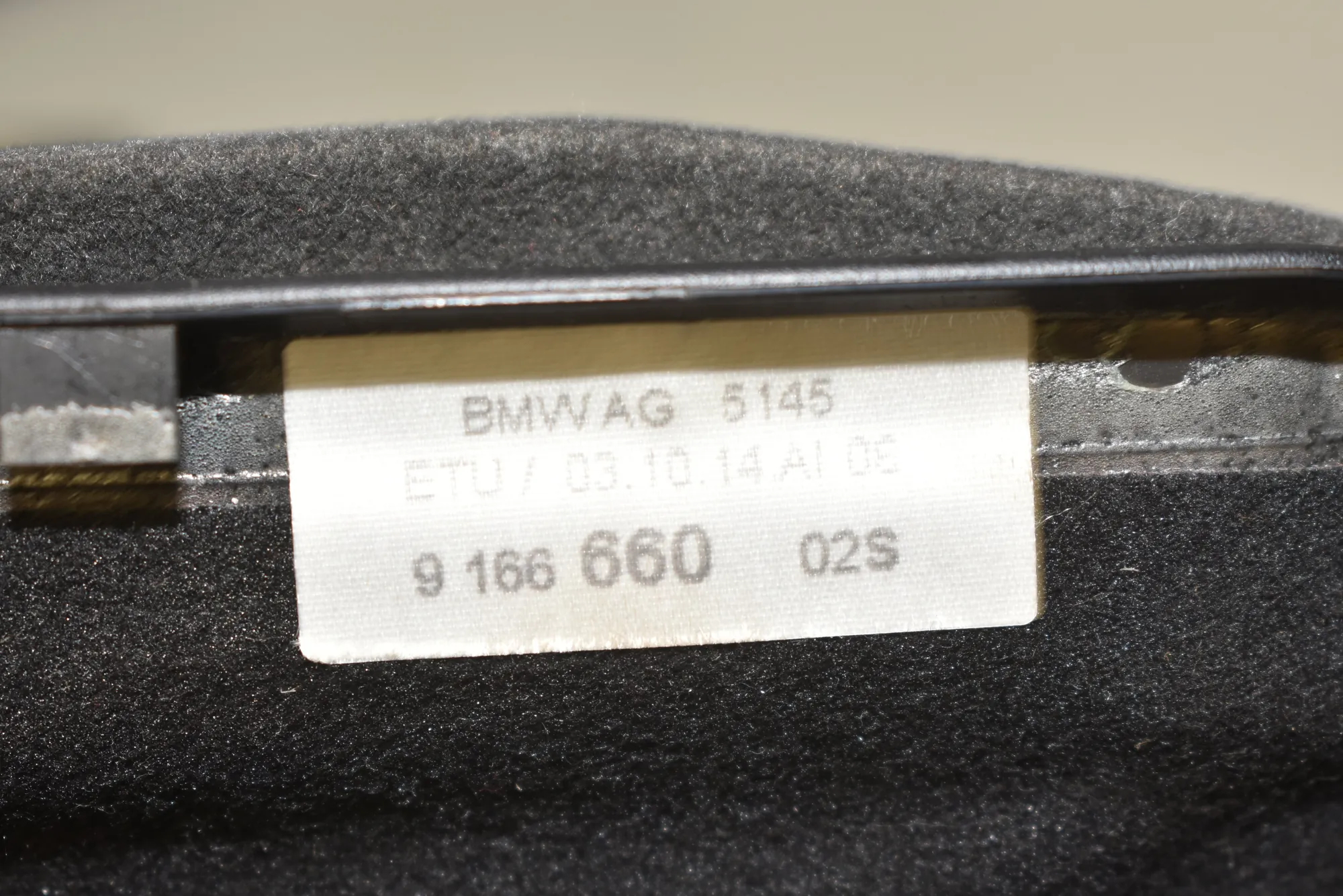 Steering Mechanism Trim – OEM 9166660 · BMW 5 (F10) 530 d 2014 – 4