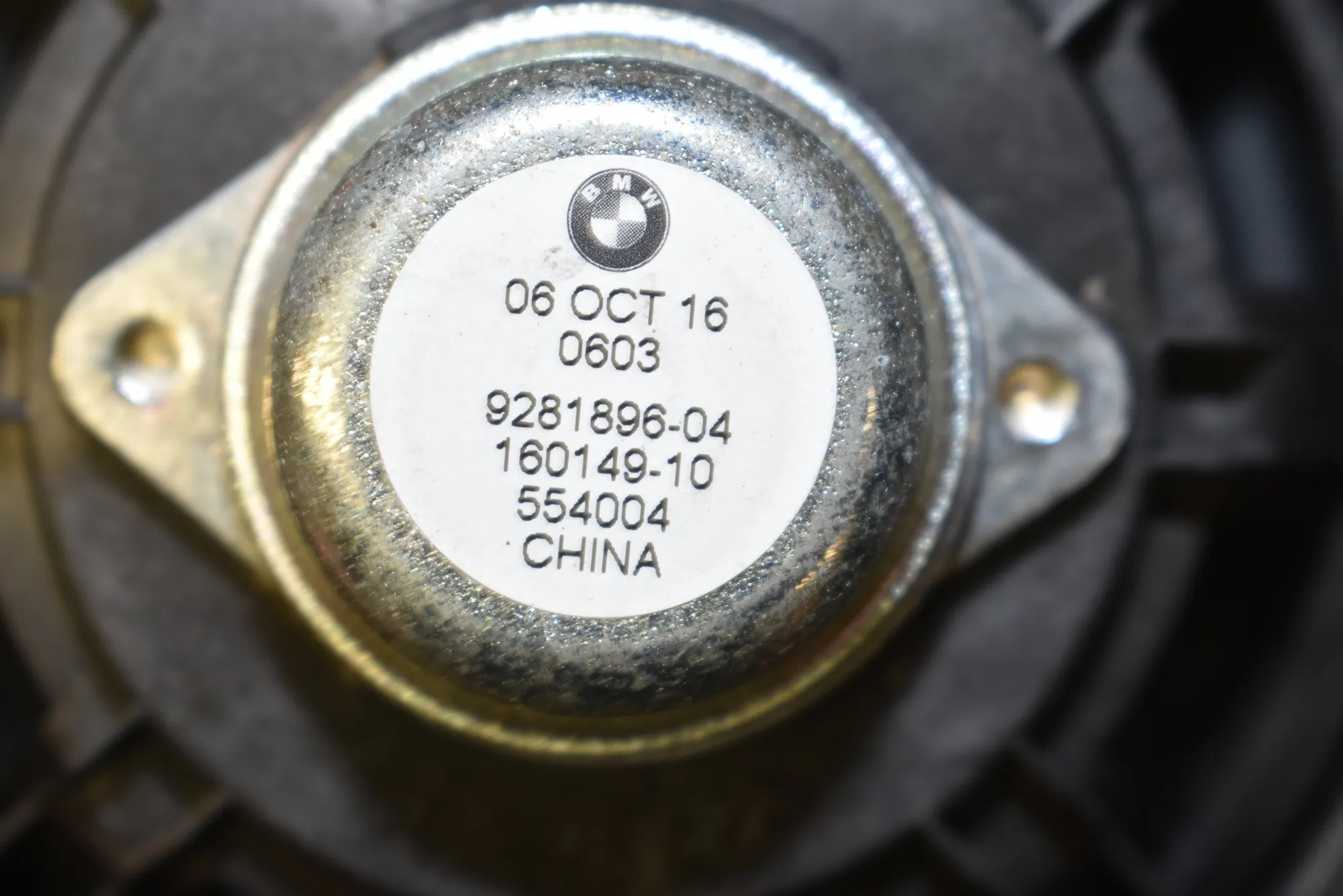 Front Left Door Speaker – OEM 9281896 · BMW 2 Active Tourer (F45) 218 d 2017 – 4