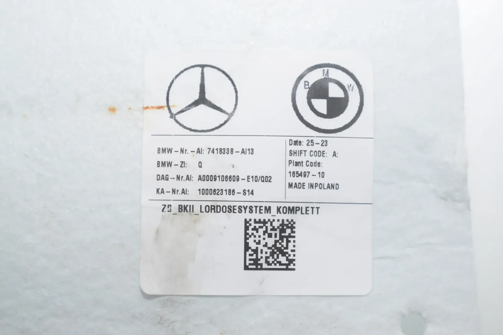 Other Seat Parts – OEM 7418338 · BMW 3 Touring (G21) (2019 - -) 320 i 2023 – 6