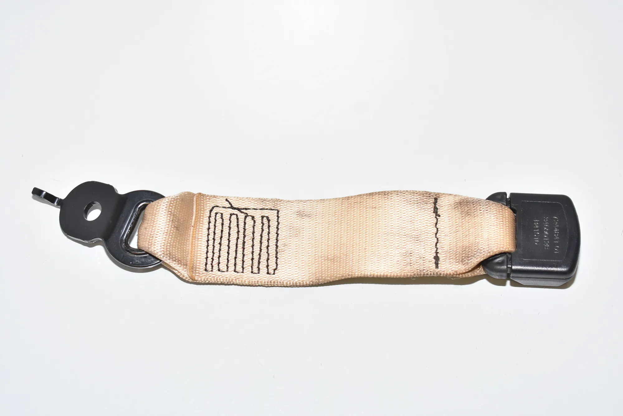 Rear Middle Seat Buckle – OEM 7244841 · BMW 5 (F10) 525 d 2010 – 2
