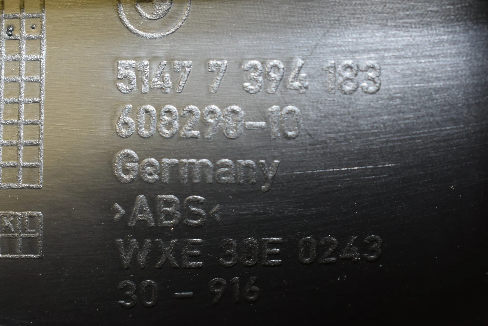 Other Interior Parts – OEM 7394183 · BMW 6 Gran Turismo (G32) (2017 - -) 640 i 2018 – 4