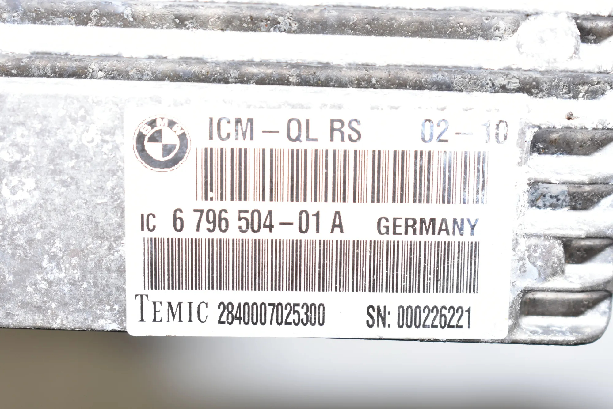 ICM Control Unit – OEM 34526796864 · BMW 5 Gran Turismo (F07) 530 d 2010 – 5