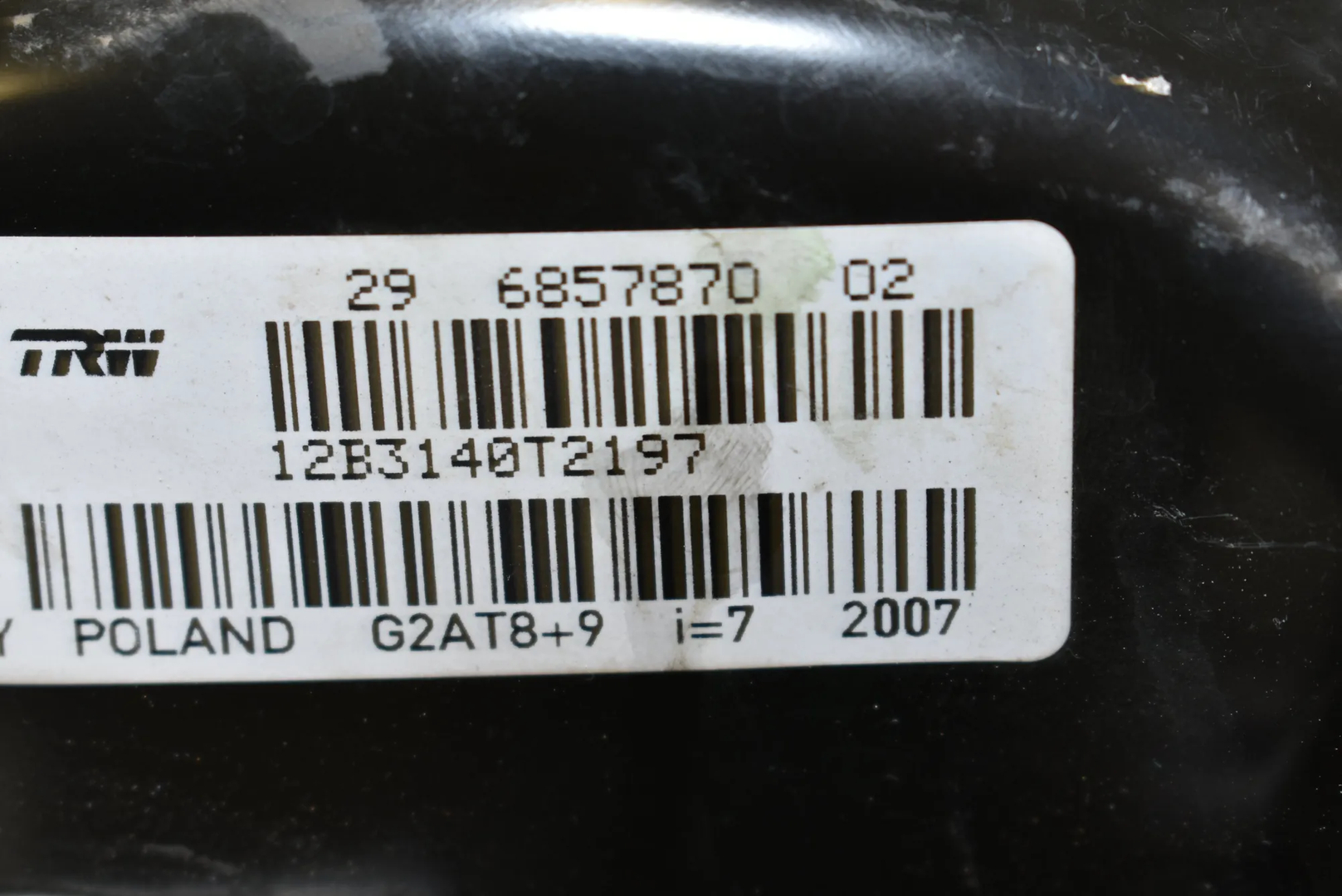 Brake Servo Booster – OEM 6857870 · BMW X3 (F25) xDrive 20 d 2013 – 5