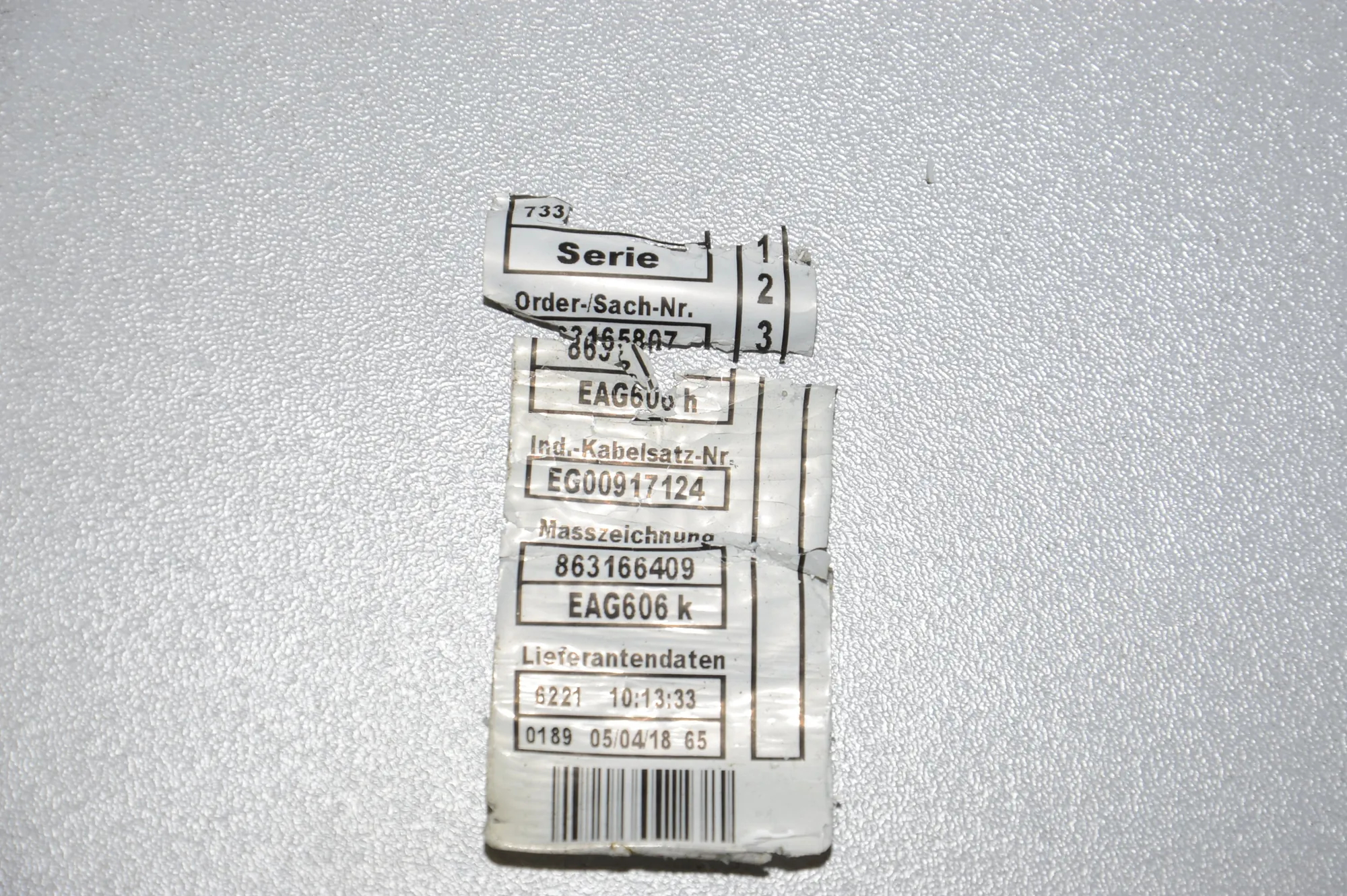Engine Cable Harness – OEM 12518631658 · BMW 6 Gran Turismo (G32) (2017 - -) 640 i 2018 – 7