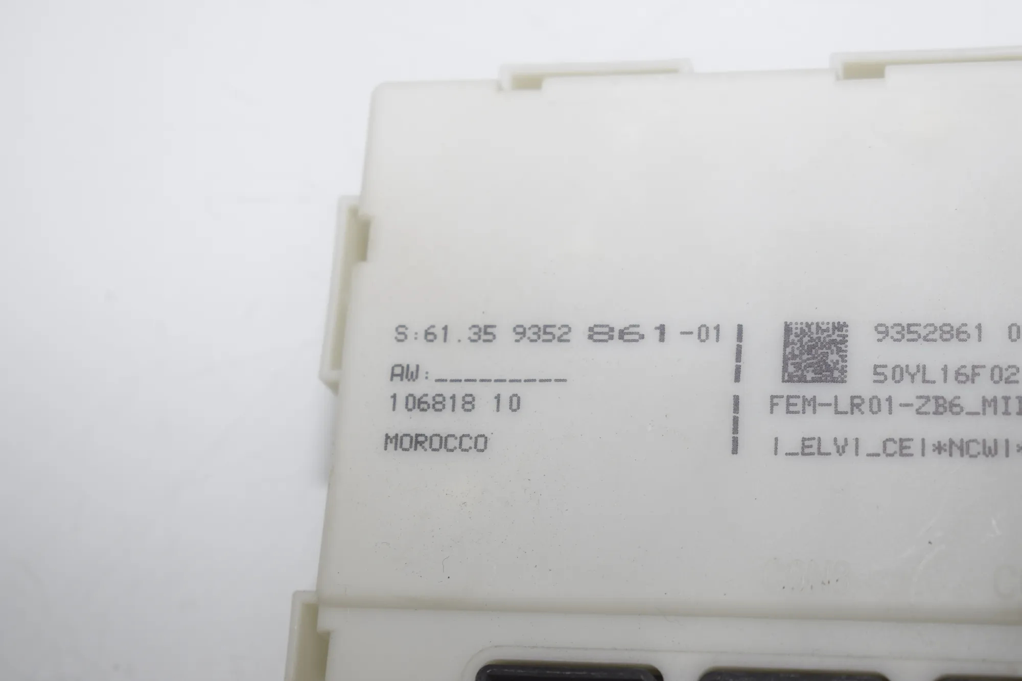 Engine Ignition ECU Set – OEM 9352861 · BMW 4 Coupe (F32, F82) 430 d xDrive 2014 – 5