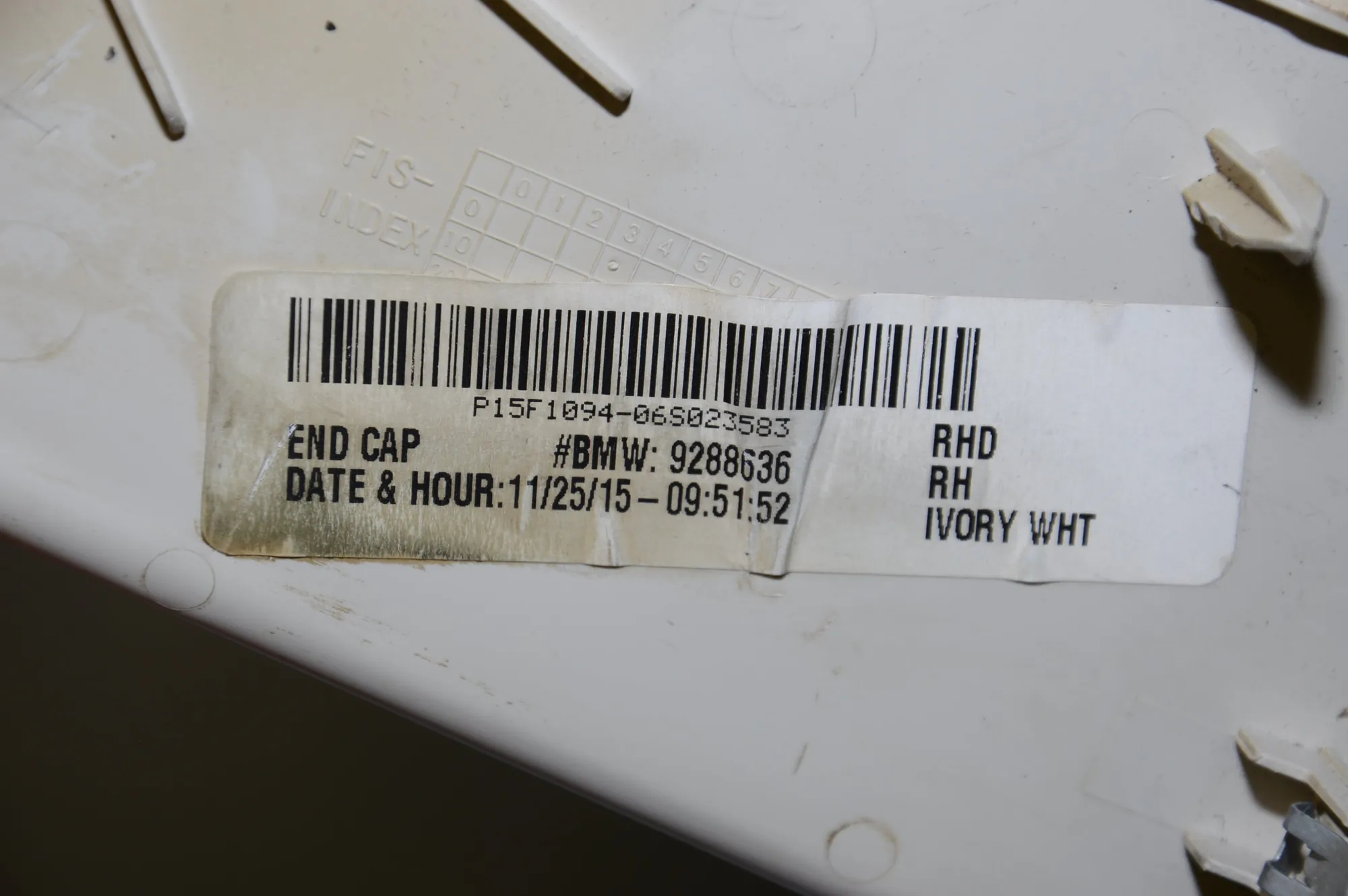Dashboard Side Trim – OEM 9288636 · BMW X5 (F15, F85) M 50 d 2015 – 6