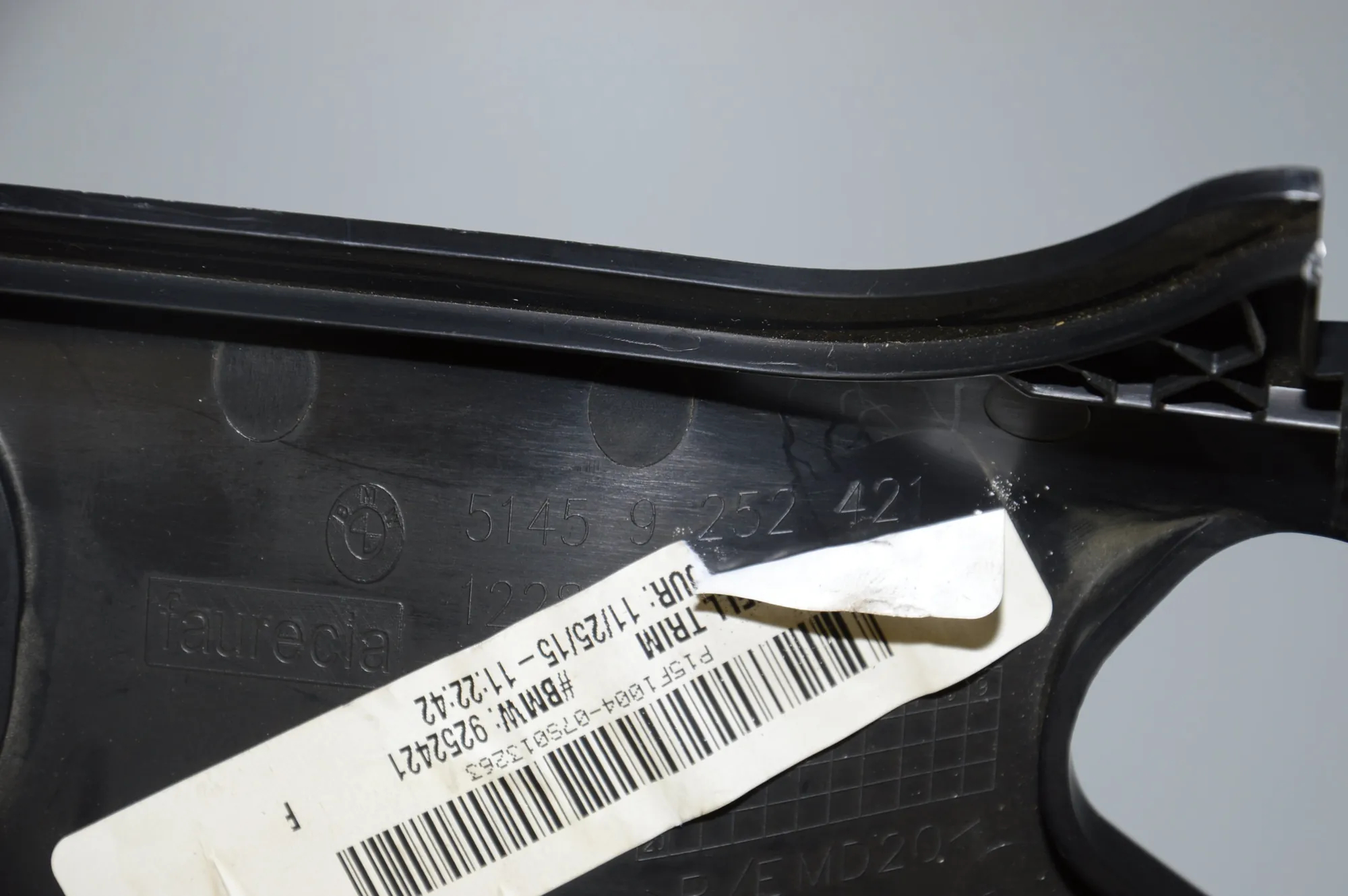 Dashboard Lower Trim – OEM 51459252421 · BMW X5 (F15, F85) M 50 d 2015 – 8