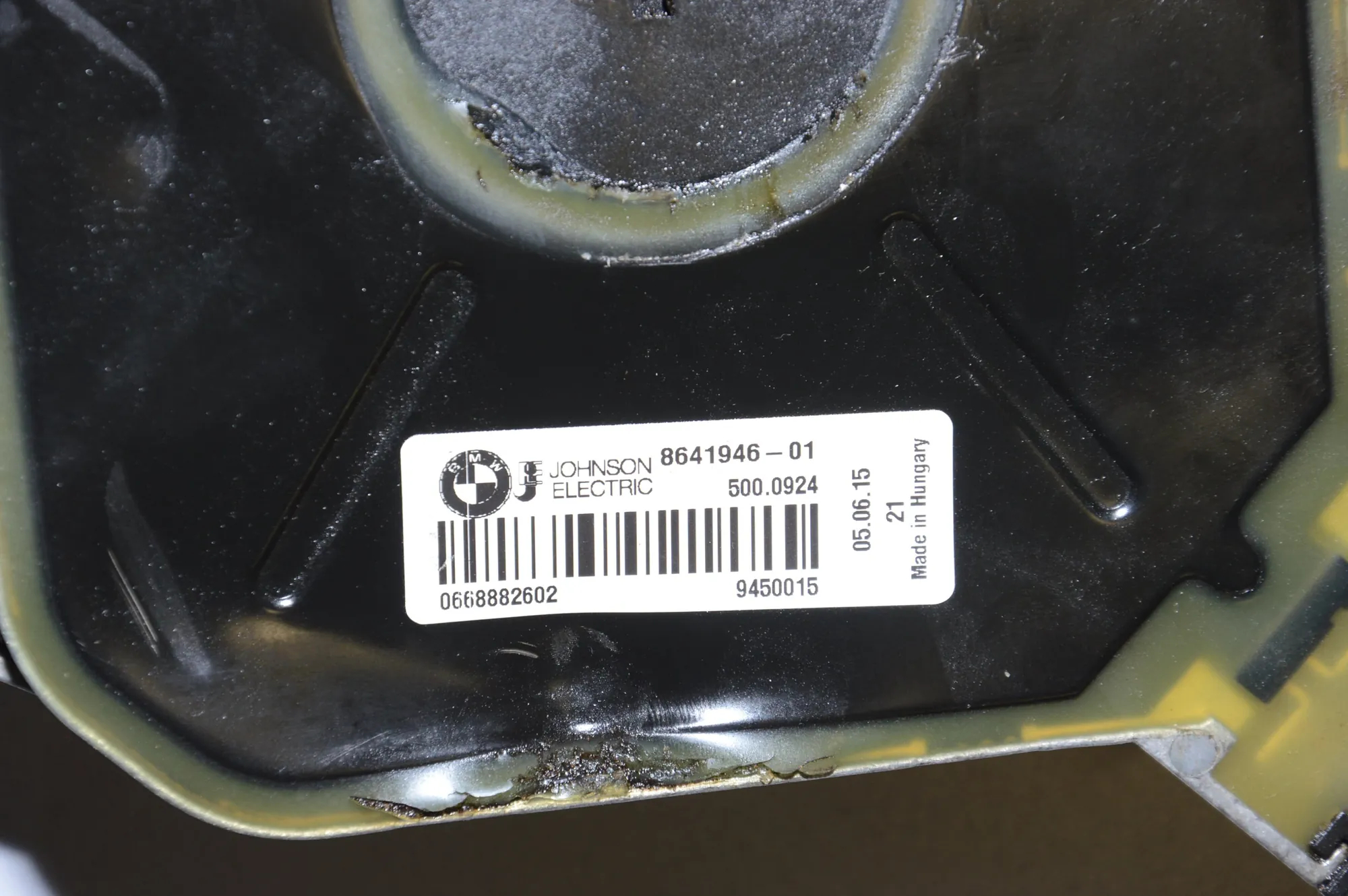 A/C Air Condition Fan – OEM 8641946 · BMW 4 Gran Coupe (F36) 420 i 2015 – 6