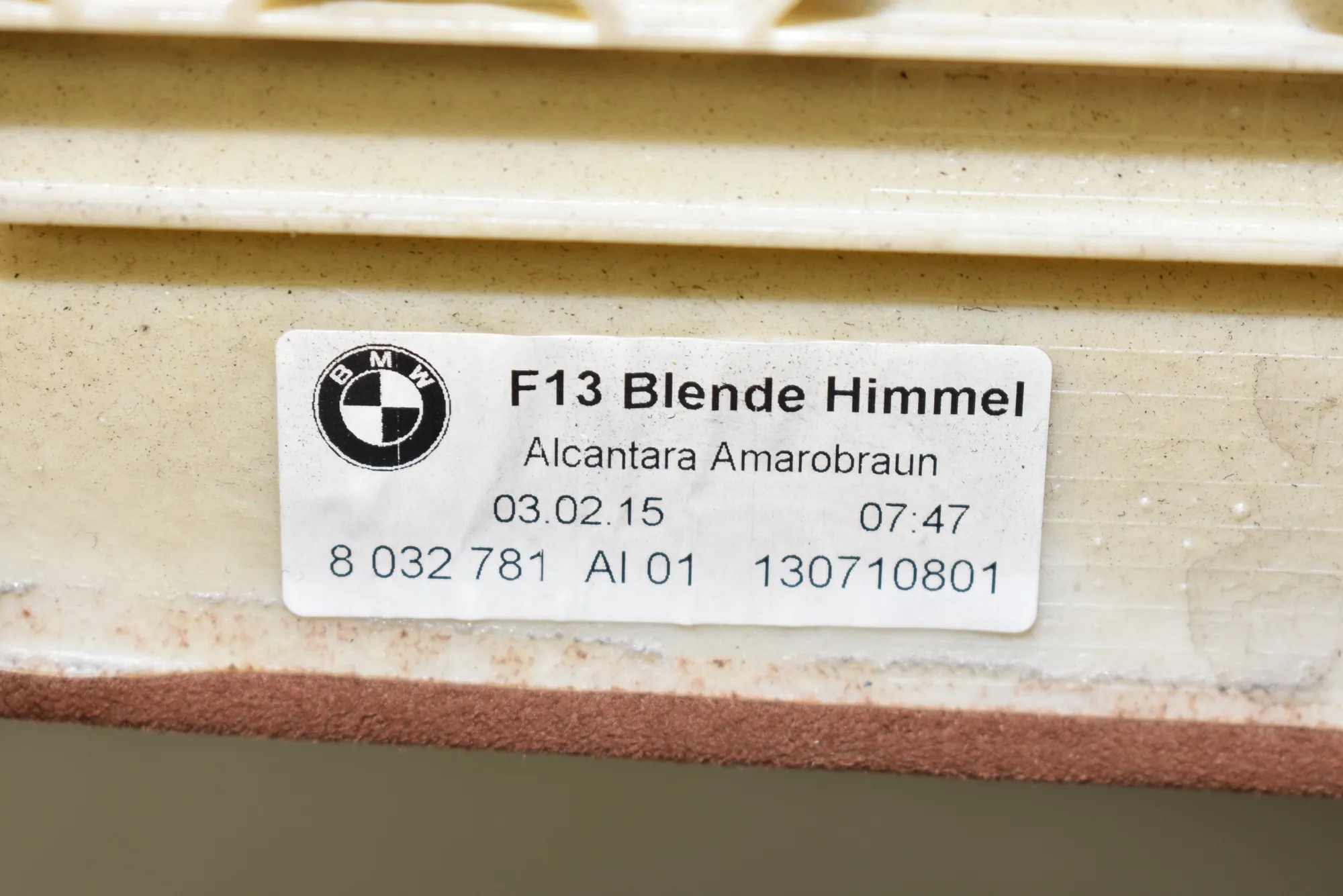 Other Interior Parts – OEM 8032781 · BMW 6 Coupe (F13) M6 2015 – 4