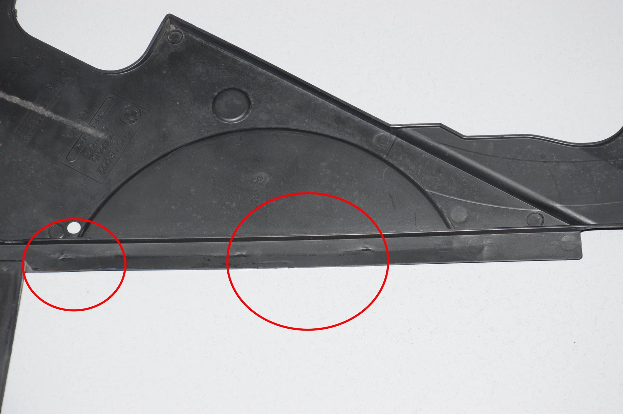 Rear Right Underbody Cover – OEM 51757186722 · BMW 5 Touring (F11) 520 d 2010 – 2