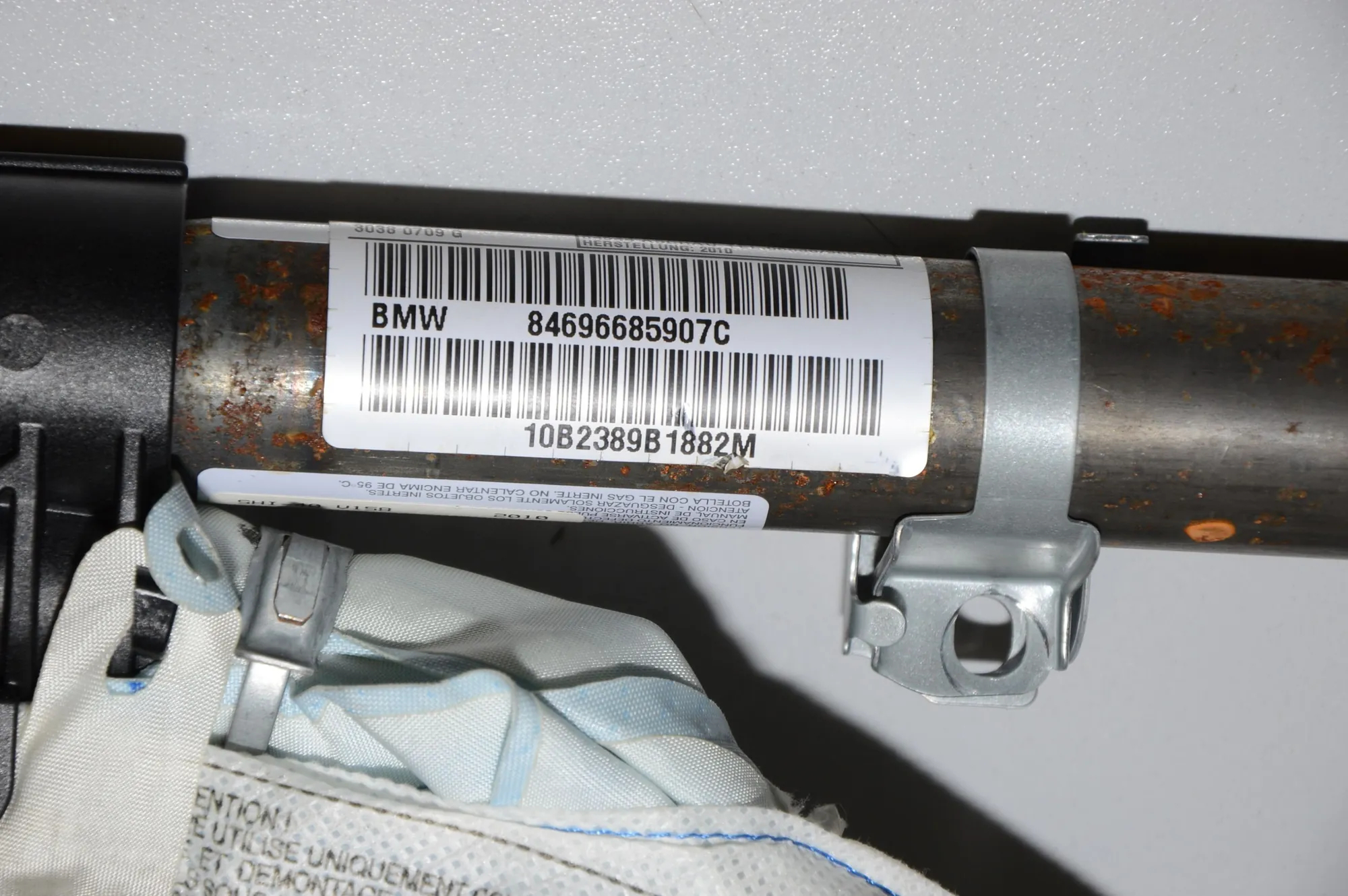 Left Side Roof Safety Curtain SRS – OEM 6966859 · BMW 3 Touring (E91) 330 d 2010 – 5
