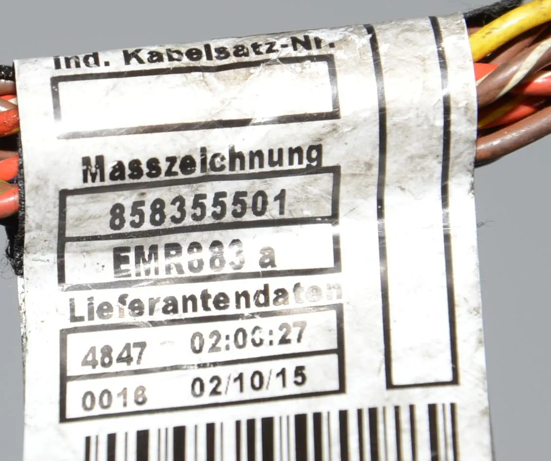 Engine Cable Harness – OEM 8583555 · BMW X5 (F15, F85) M 50 d 2015 – 7