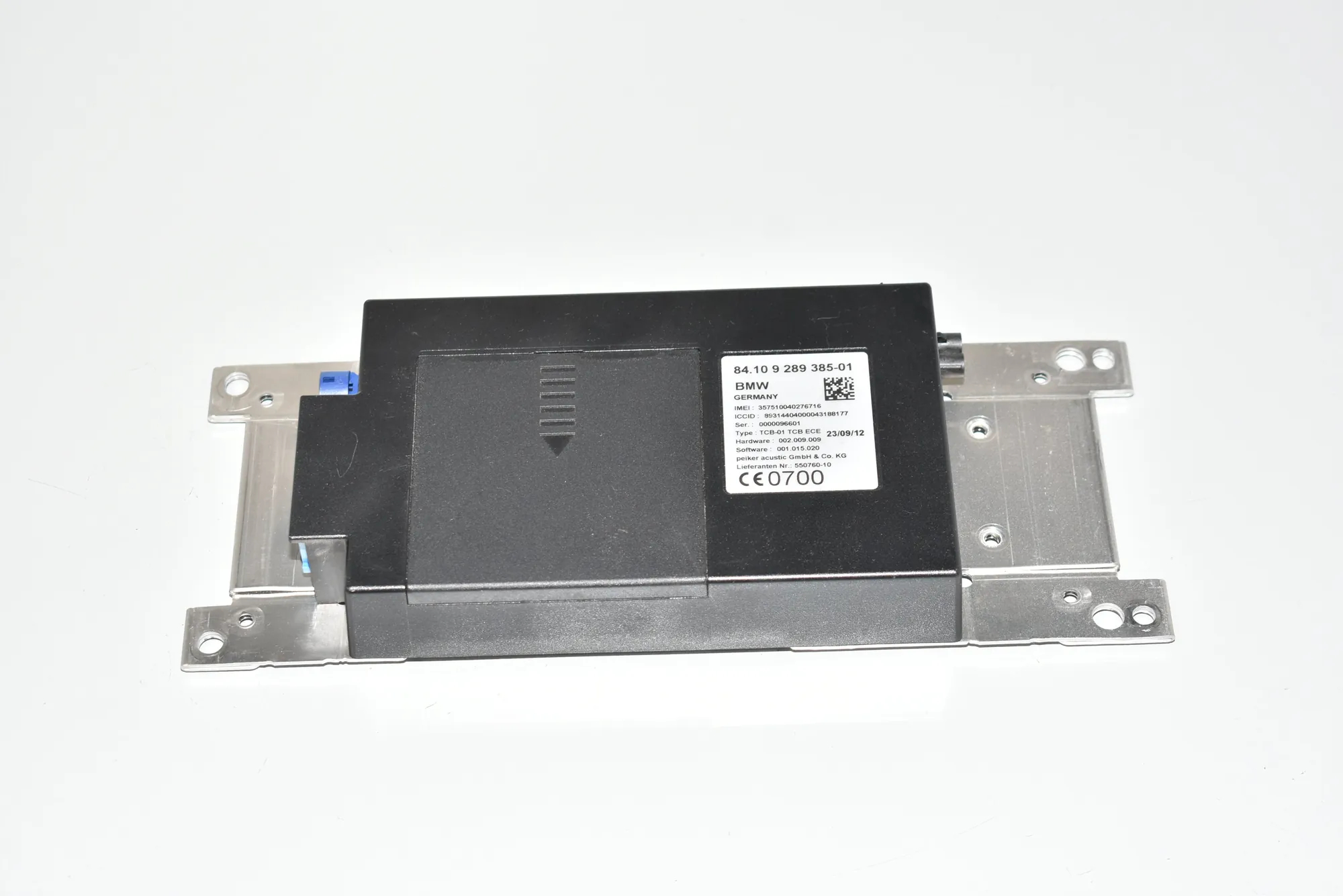 Bluetooth Control Unit – OEM 9289385 · BMW 5 Touring (F11) M 550 d xDrive 2012 – 2