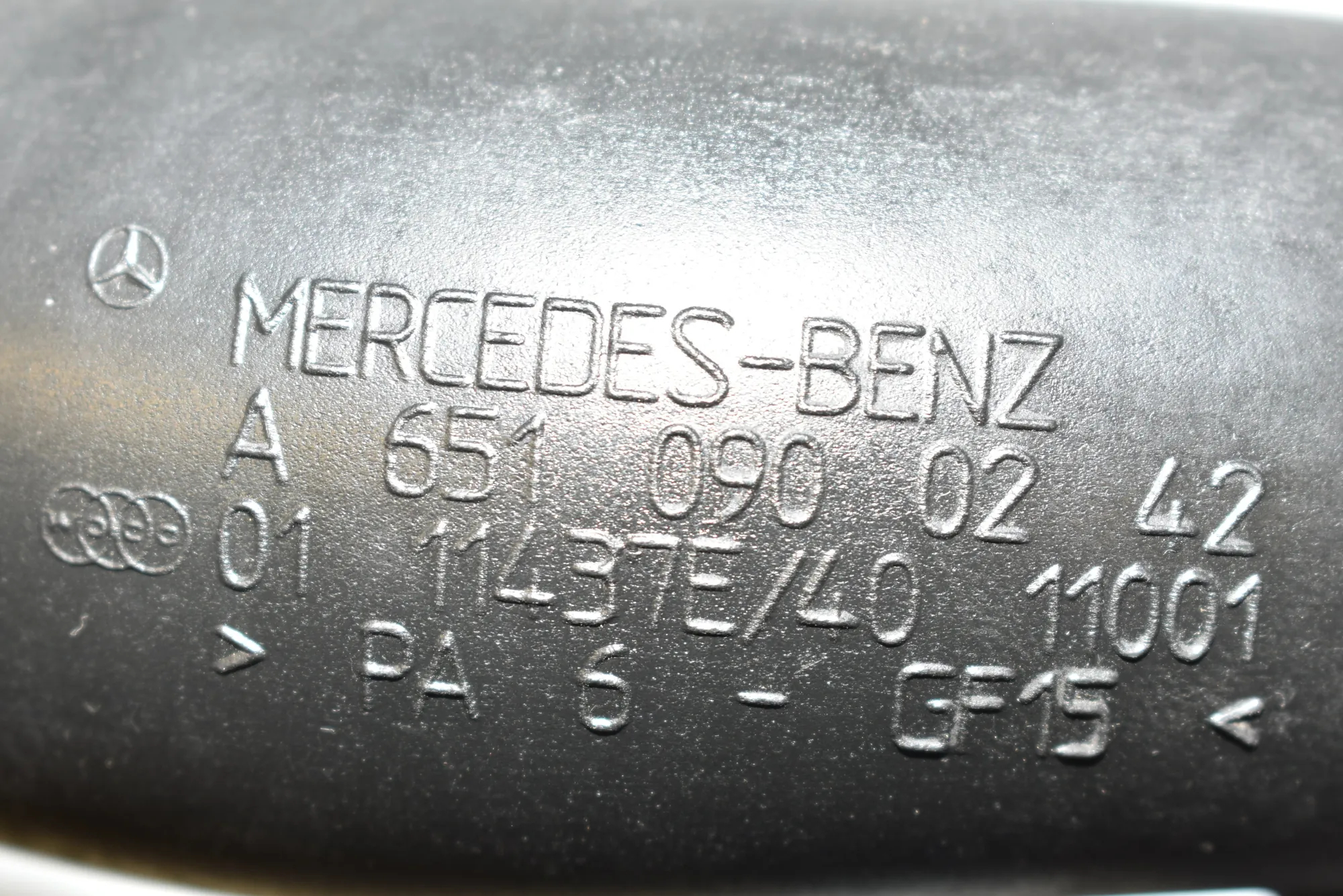Intercooler Hose Pipe – OEM A6510900242 · MERCEDES-BENZ C T-Model (S205) (2014 - -) C 220 BlueTEC / d (205.204) 2015 – 4