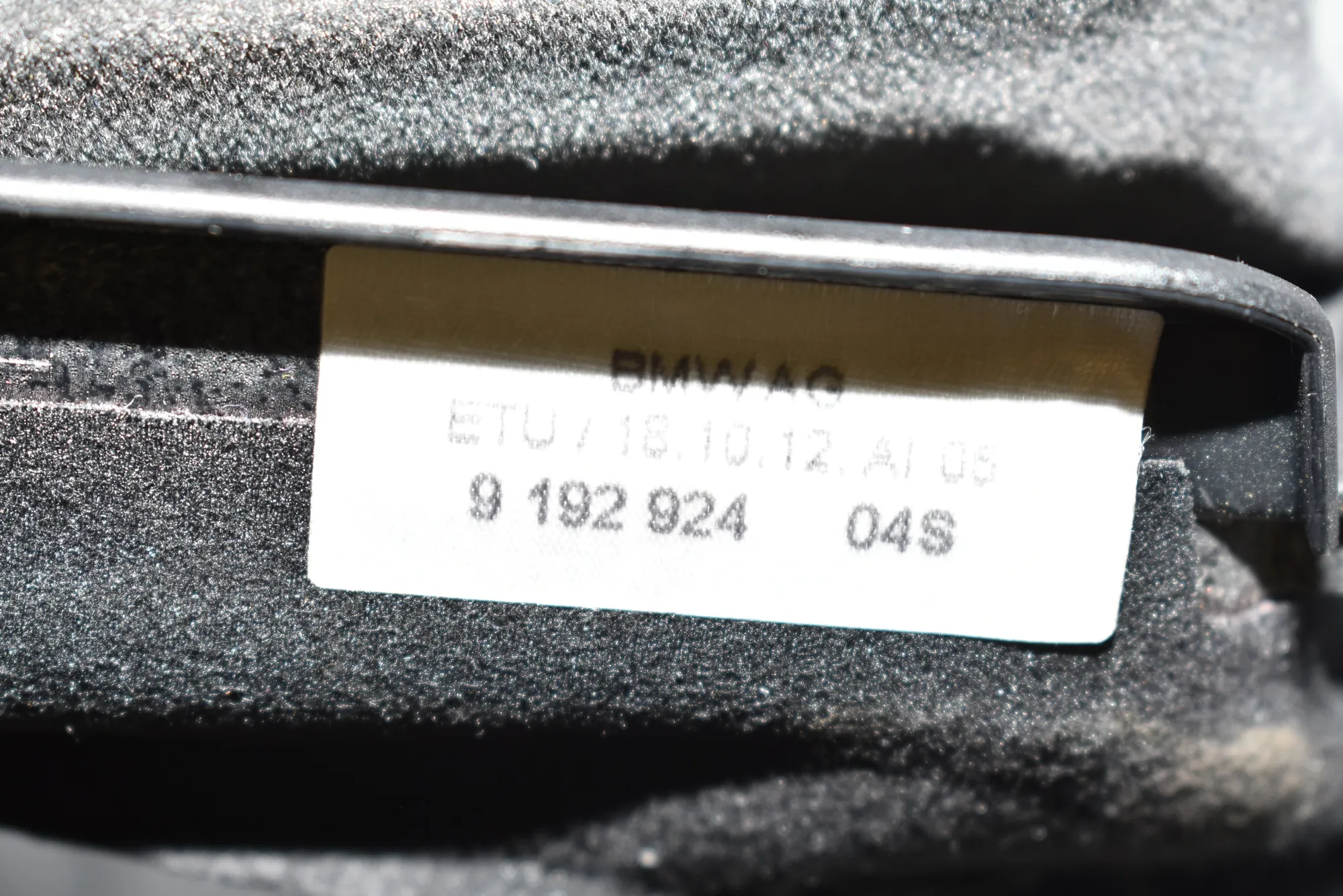 Steering Mechanism Trim – OEM 9192924 · BMW 5 Touring (F11) M 550 d xDrive 2012 – 4
