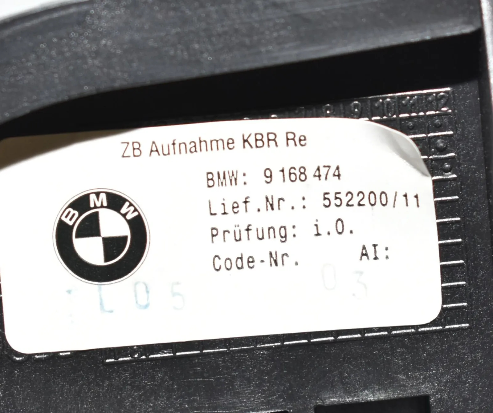 Other Interior Parts – OEM 9168474 · BMW 5 Touring (F11) M 550 d xDrive 2013 – 5