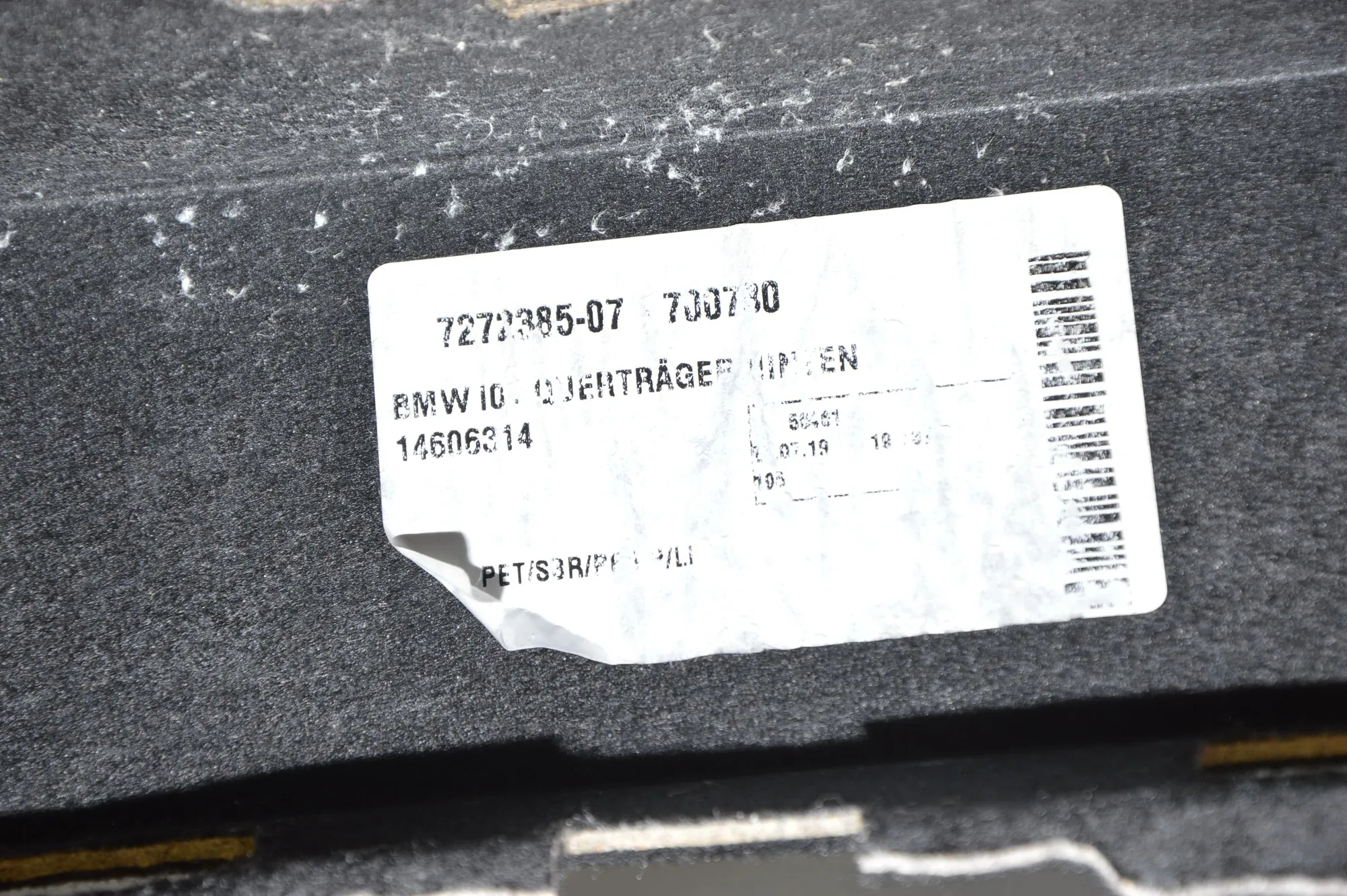 Other Interior Parts – OEM 7272385 · BMW i3 (I01) BMW i3 (I01) Hybrid 2019 – 5