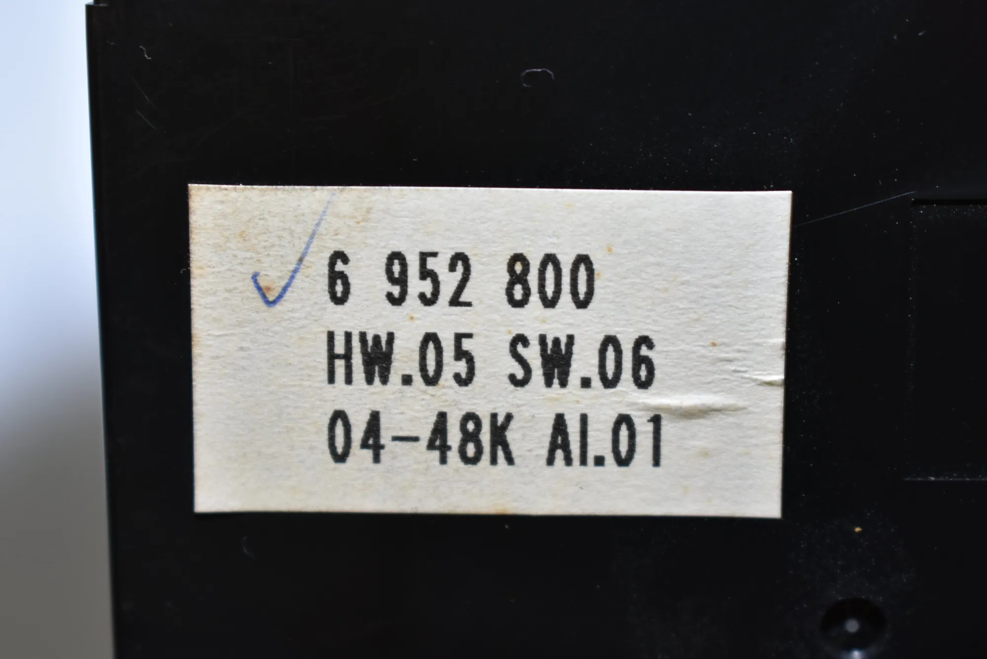 Front Left Door Window Switch – OEM 6952800 · BMW X5 (E53) 3.0 d 2005 – 4