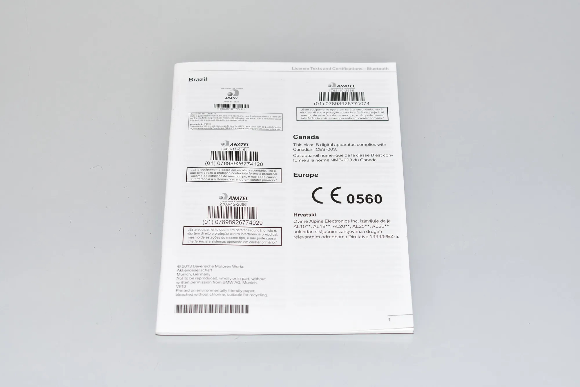 Manual Service Book · BMW 5 Touring (F11) M 550 d xDrive 2013 – 2