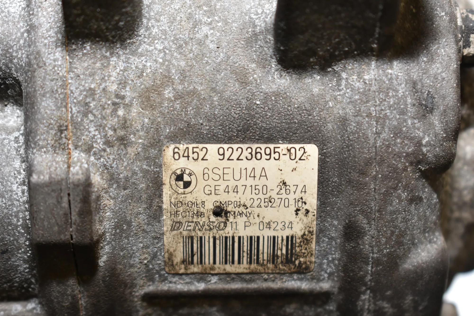 Air Condition A/C Pump – OEM 9223695 · BMW 3 Touring (F31) 320 d 2012 – 5
