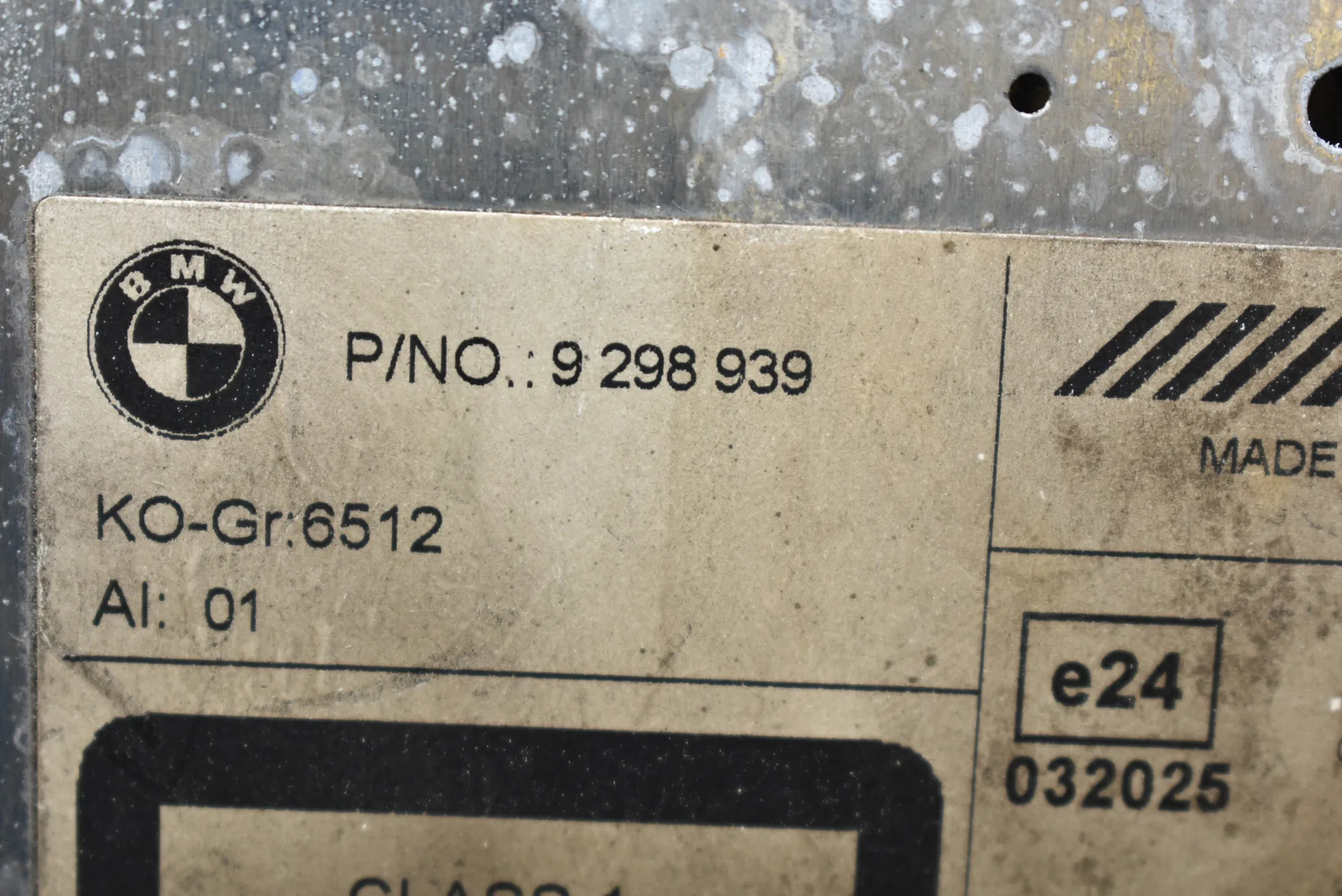 Navigation Control Unit – OEM 9298939 · BMW 3 Touring (F31) 320 d 2012 – 5