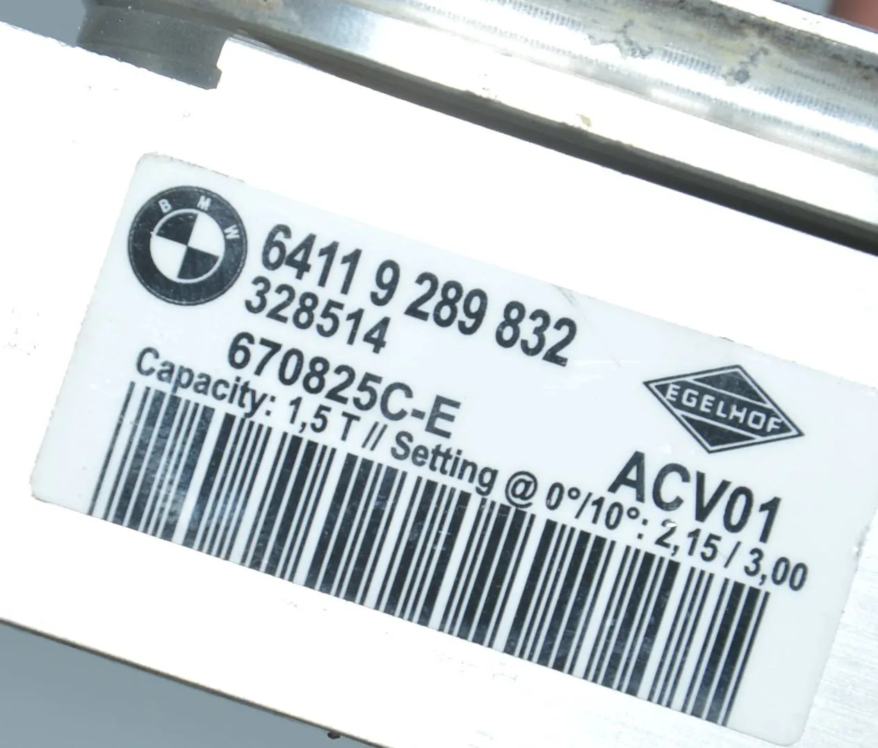 A/C Conditioner Expansion Valve – OEM 9289832 · BMW 4 Coupe (F32, F82) M4 2017 – 5