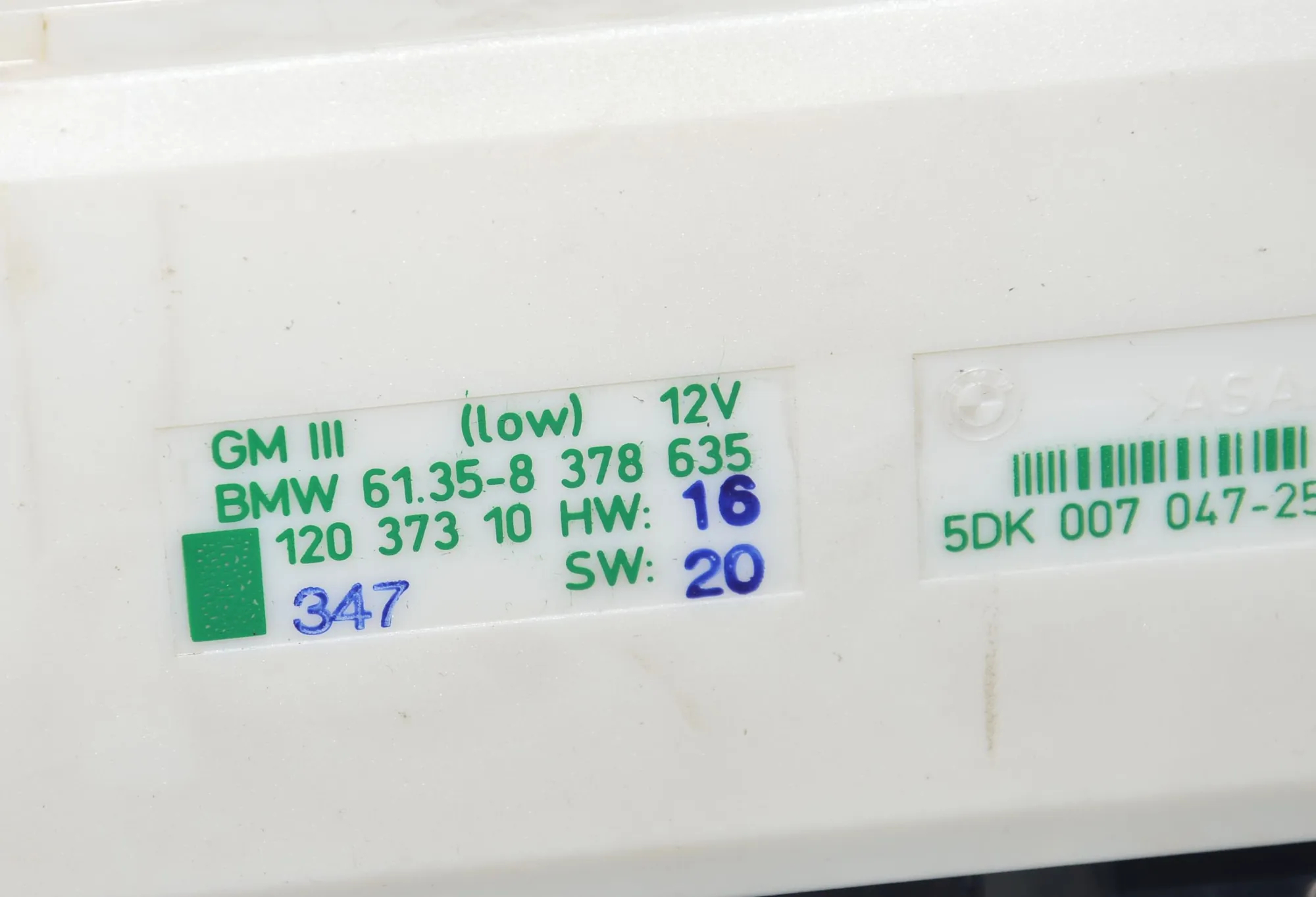 Comfort Control Unit – OEM 8378635 · BMW 5 (E39) 520 i 1997 – 5