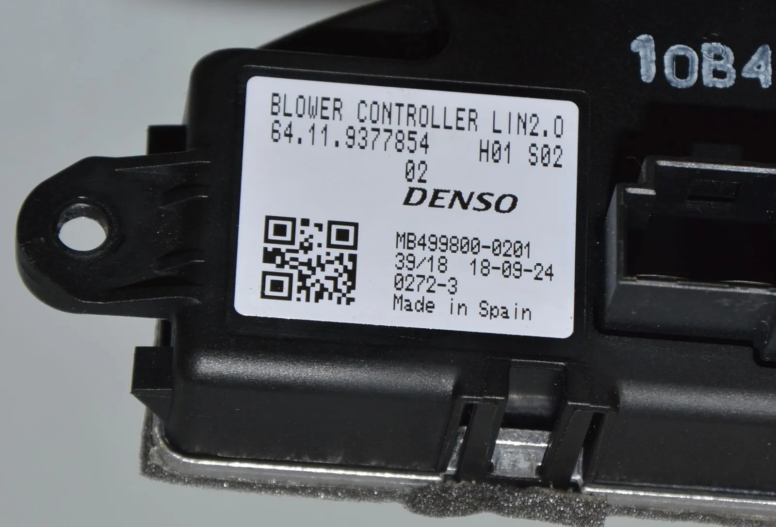 Interior Heater Resistor – OEM 9377854 · BMW i3 (I01) Electric 2018 – 6