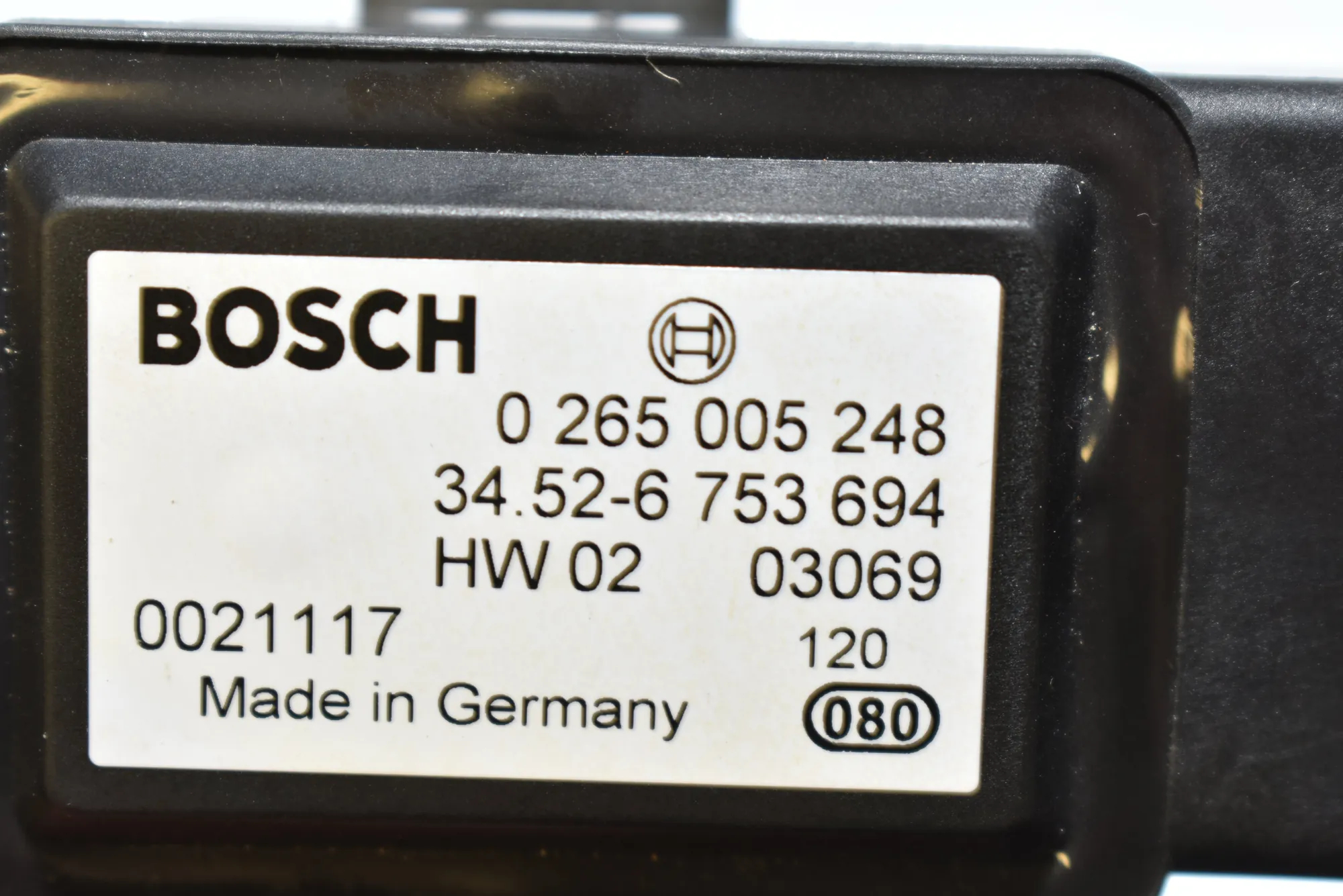 Acceleration Sensor – OEM 0265005248 · BMW 5 (E39) 525 d 2003 – 5