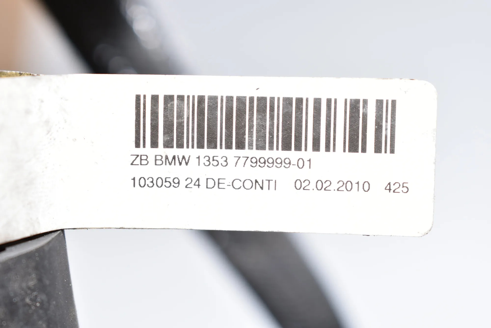 Fuel Hose – OEM 7799994 · BMW 5 5 (E60) (2001 - 2010) 530 d (2005 - 2007, 3.0 L, 170 kW) 2006 – 3