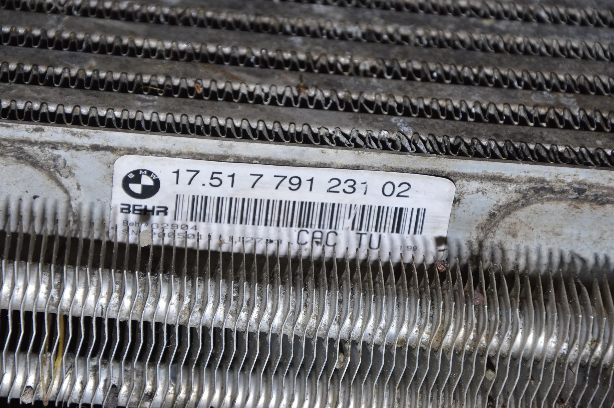 Radiator Pack Set – OEM 7791231 · BMW X5 (E53) 3.0 d 2005 – 9