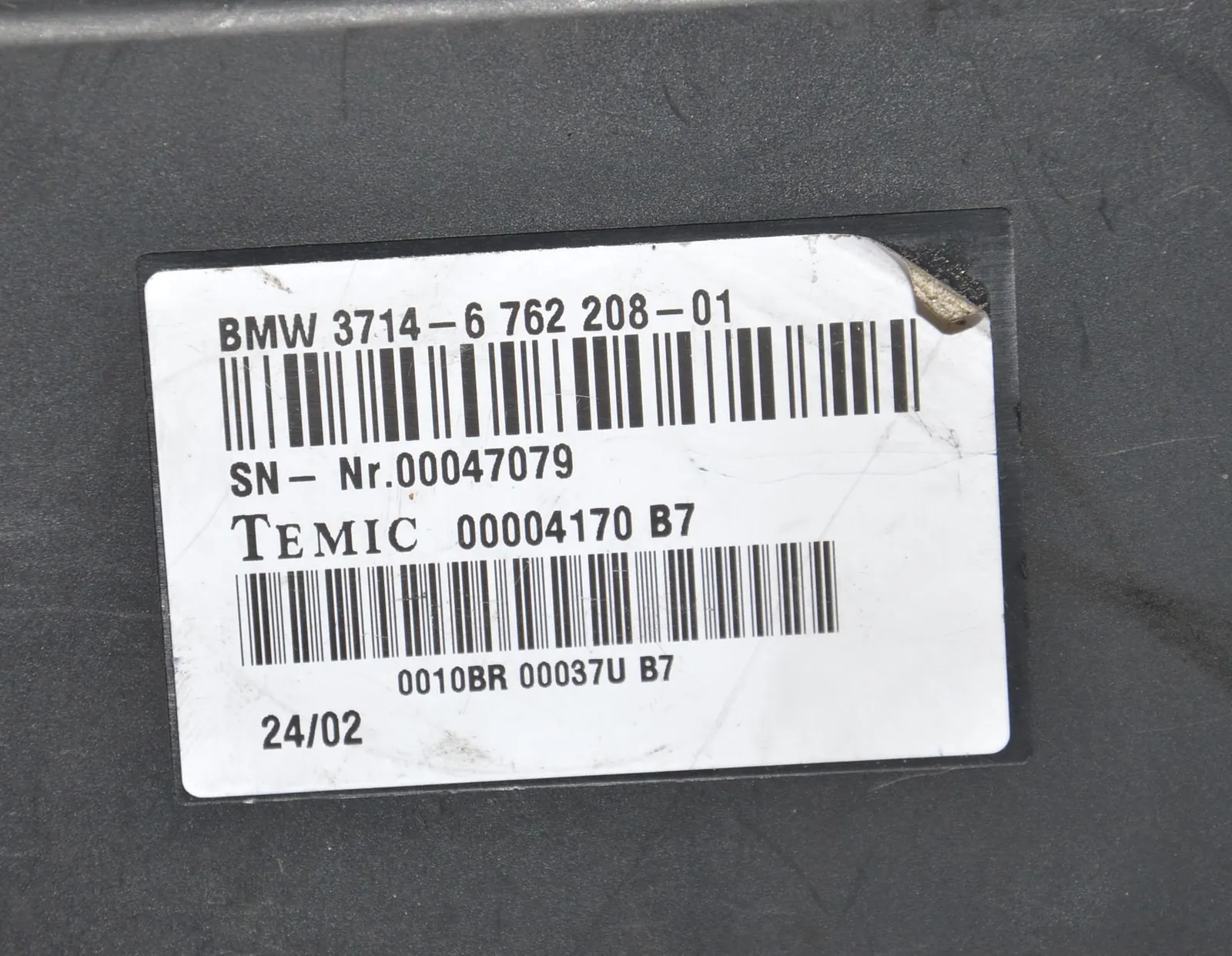 Other Control Units – OEM 6762208 · BMW 7 (E65, E66, E67) BMW 7 (E65, E66, E67) 730 d 2002 – 6