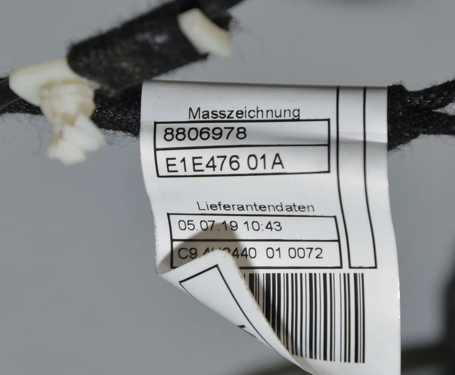 Rear Left Door Wiring – OEM 8806979 · BMW i3 (I01) Electric 2019 – 6