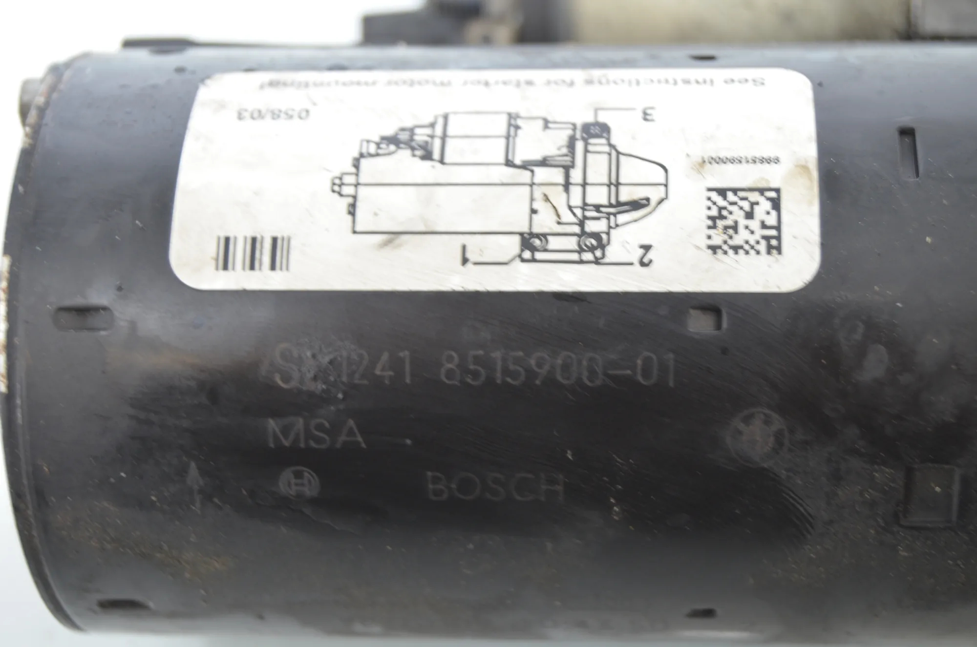 Starter Motor – OEM 8515900 · BMW 5 Touring (F11) 530 d xDrive 2012 – 4