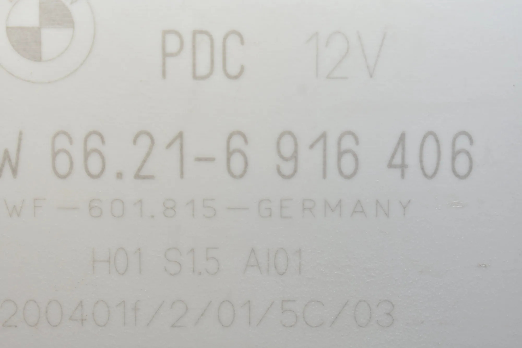 PDC Parking Sensor Control Unit – OEM 6916406 · BMW X5 (E53) BMW X5 (E53) 3.0 d 2004 – 4