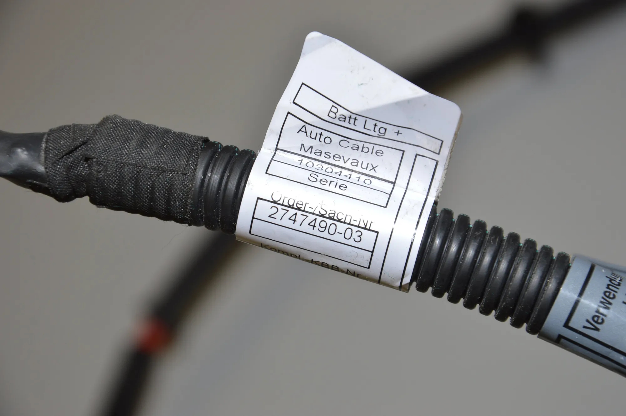 Positive Battery Cable – OEM 2747489 · BMW i3 (I01) Electric 2019 – 5