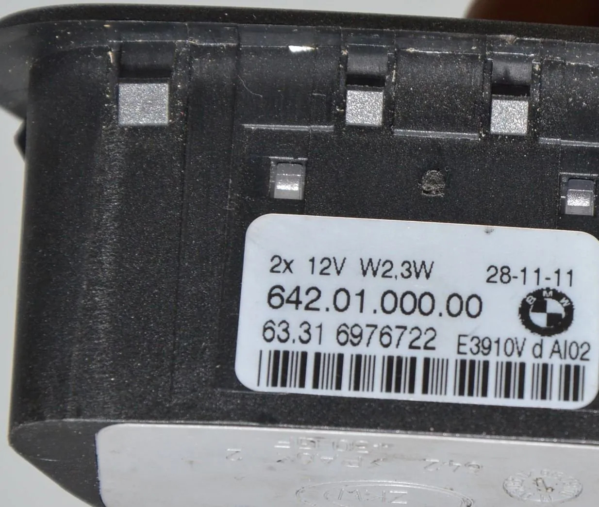 Interior Lighting – OEM 6976722 · BMW 3 Coupe (E92) BMW 3 Coupe (E92) 316 i 2007 – 6