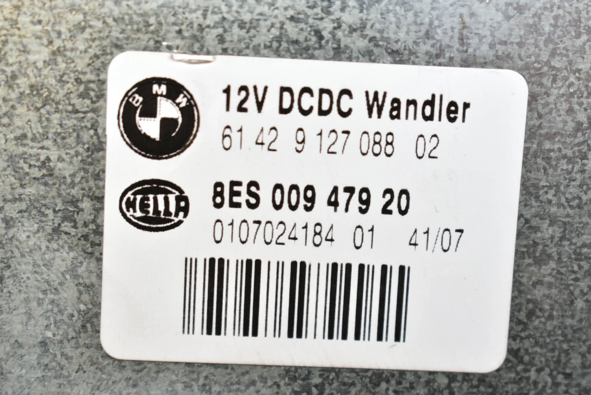 Voltage Control Unit – OEM 9127088 · BMW 3 (E90) 320 d 2007 – 4