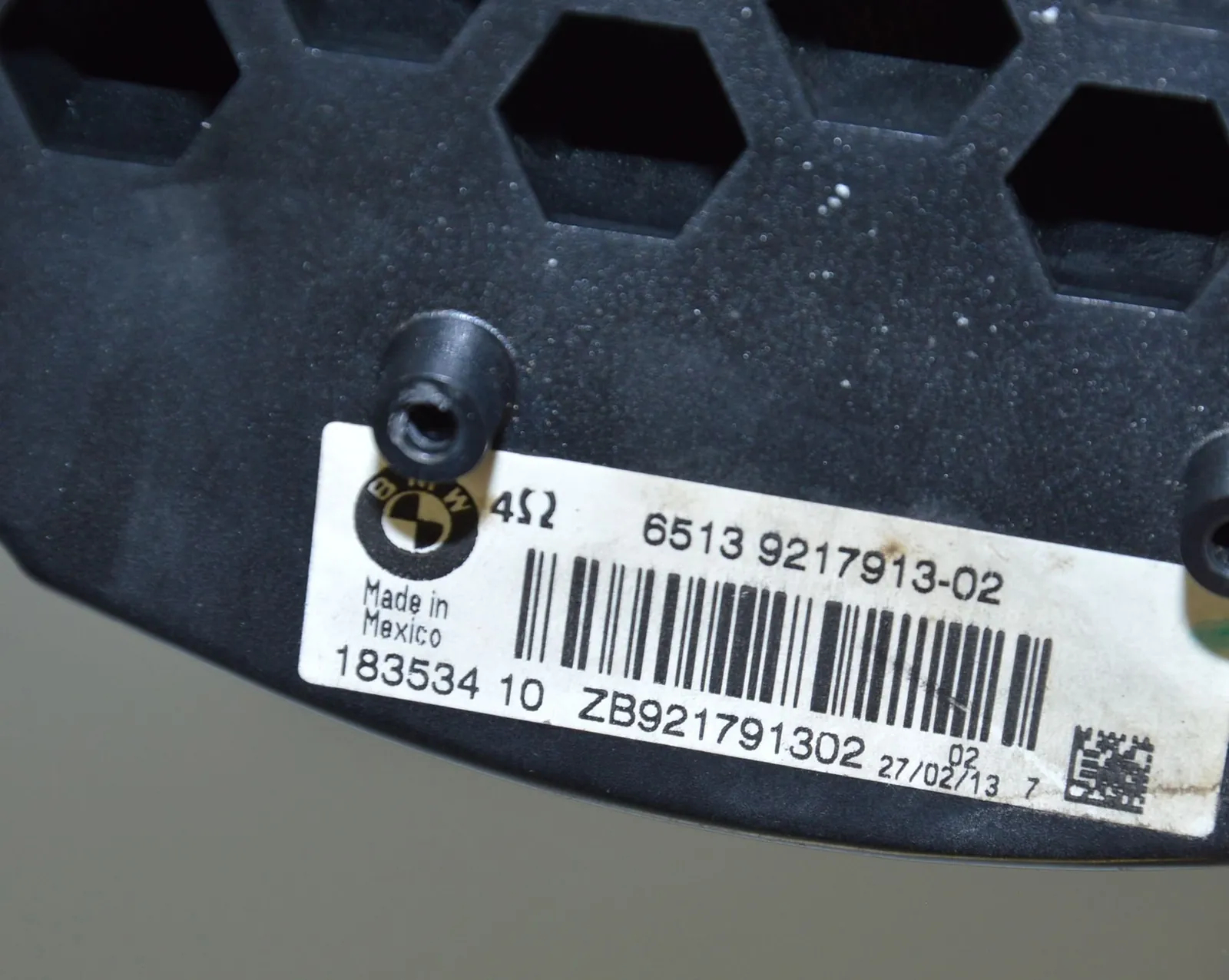 Subwoofer – OEM 9217913 · BMW X5 (E70) BMW X5 (E70) 3.0 d 2008 – 5