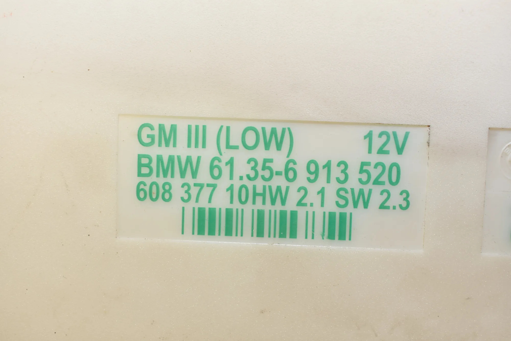 Comfort Control Unit – OEM 6913520 · BMW 5 (E39) BMW 5 (E39) 530 d 2001 – 4