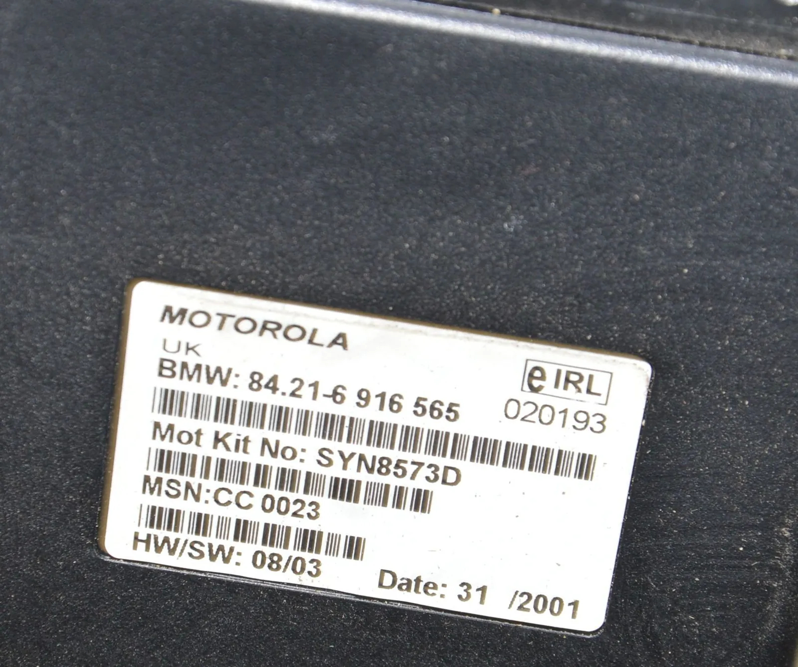 Phone Control Unit – OEM 6916565 · BMW 5 Touring (E39) BMW 5 Touring (E39) 520 d 2001 – 5